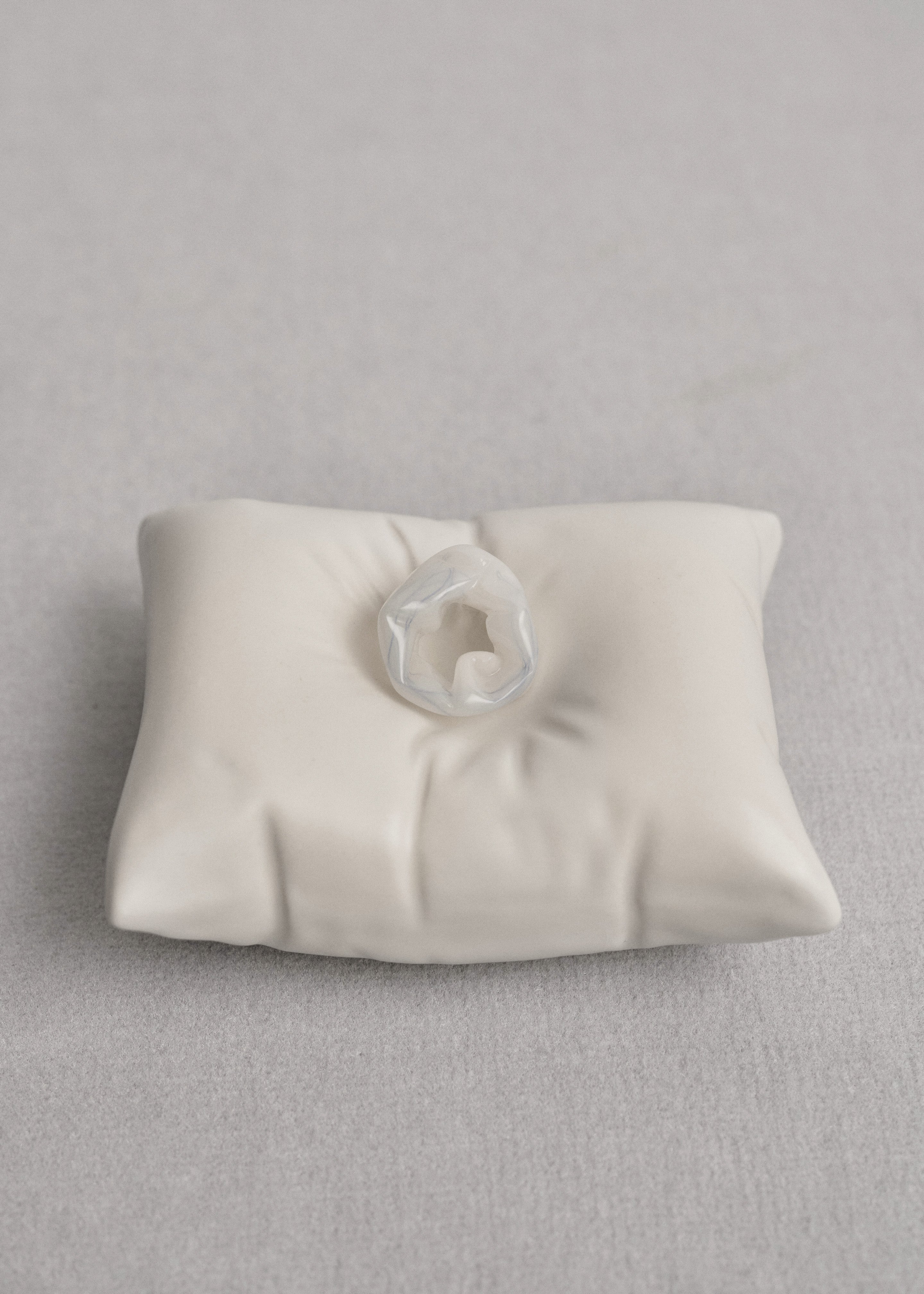 Completedworks Bumped Ceramic Cushion - Matte White - 1