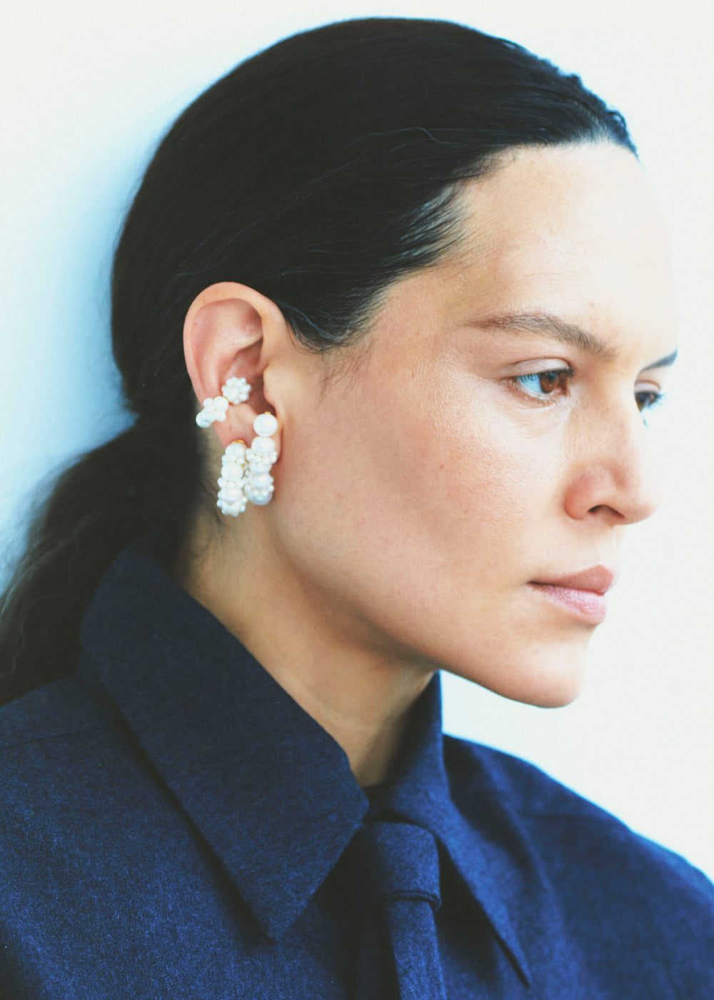 Completedworks Posy Pearl Ear Cuff - Gold - 1