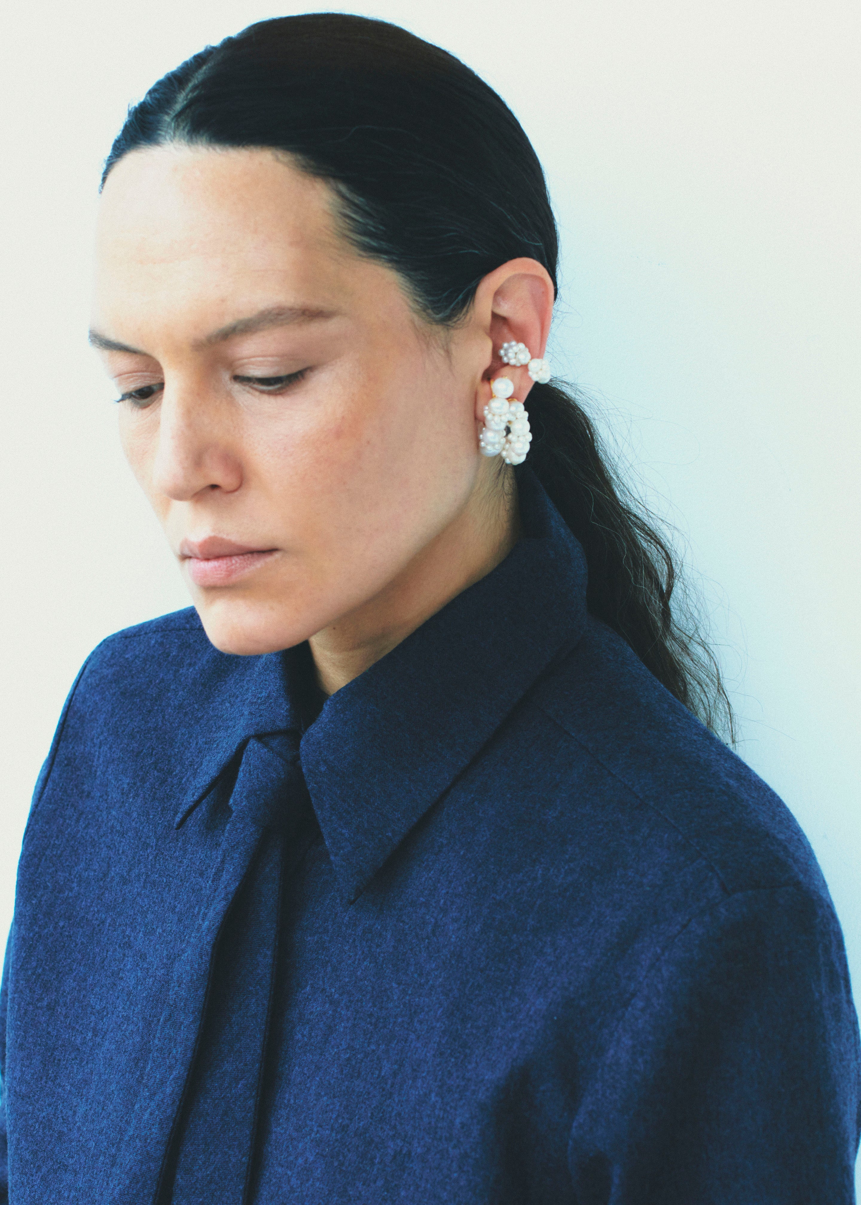 Completedworks Posy Pearl Ear Cuff - Gold - 3