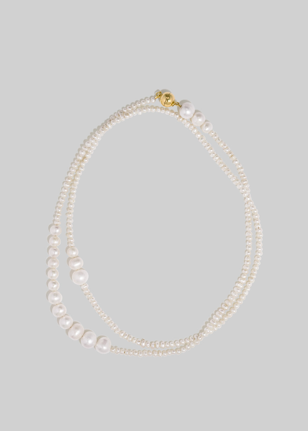 Completedworks Couplet Necklace - Pearl/Gold