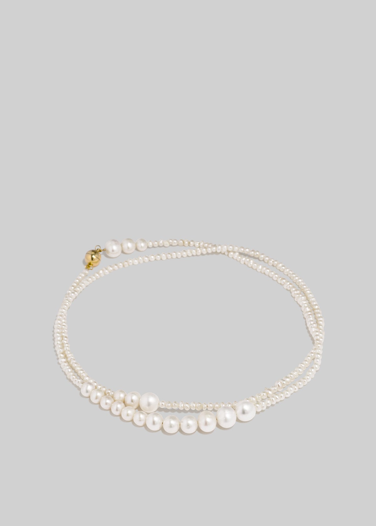 Completedworks Couplet Necklace - Pearl/Gold - 3