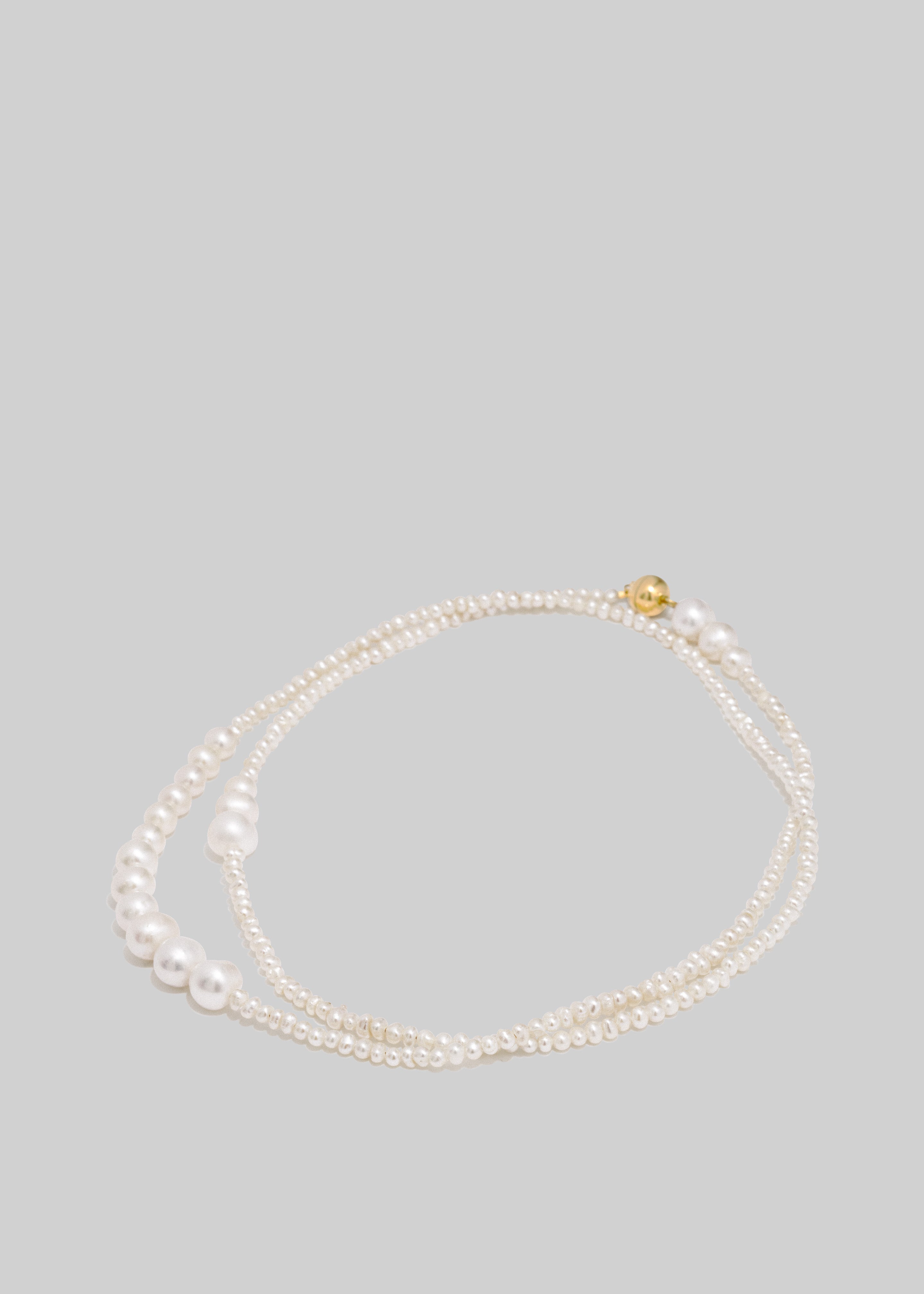 Completedworks Couplet Necklace - Pearl/Gold - 4