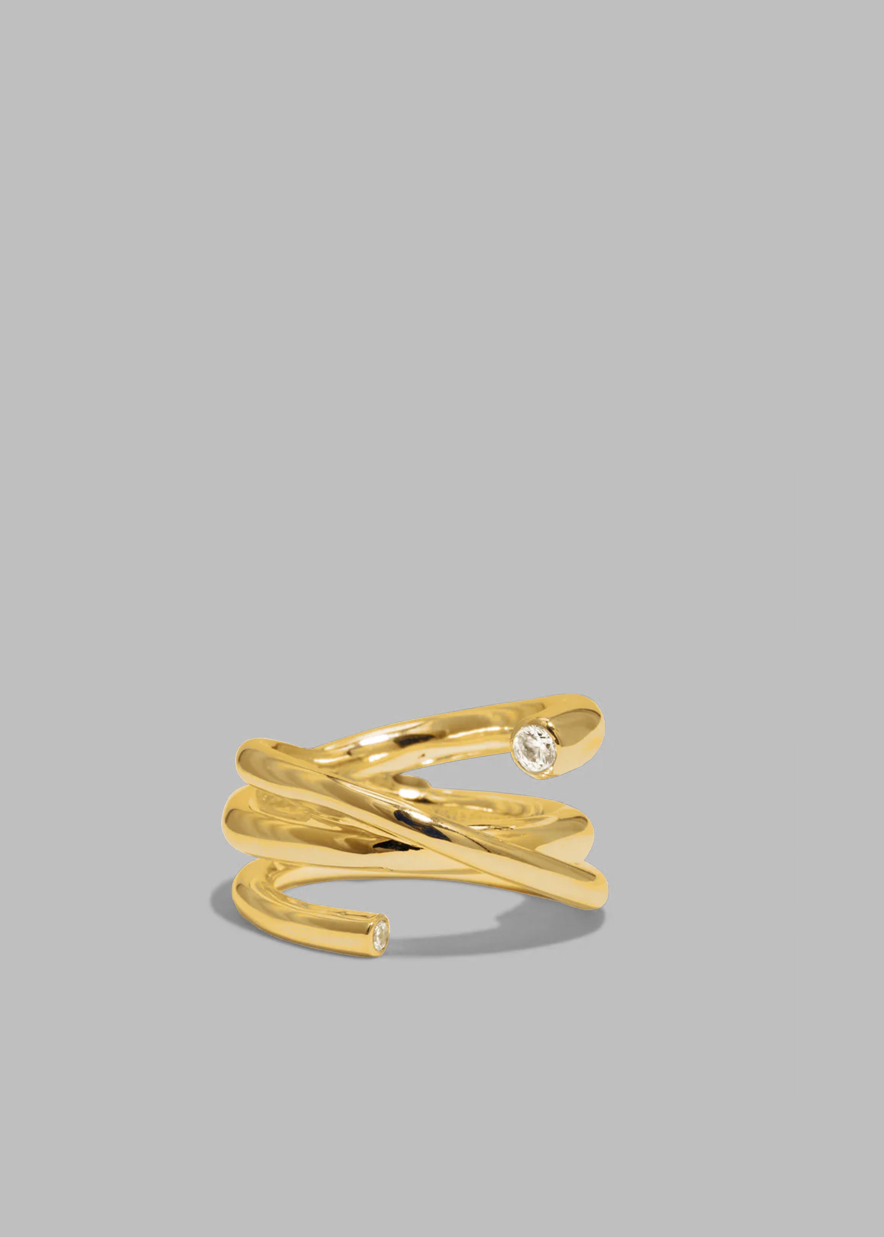 Completedworks Zirconia Ring - Gold - 3