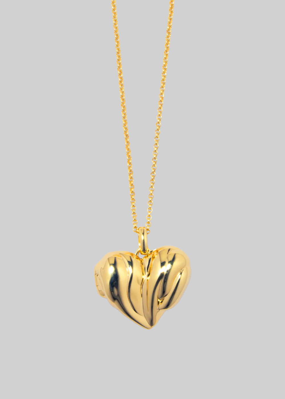 Completedworks Heart Locket Pendant Necklace - Gold