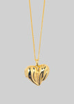 Completedworks Heart Locket Pendant Necklace - Gold