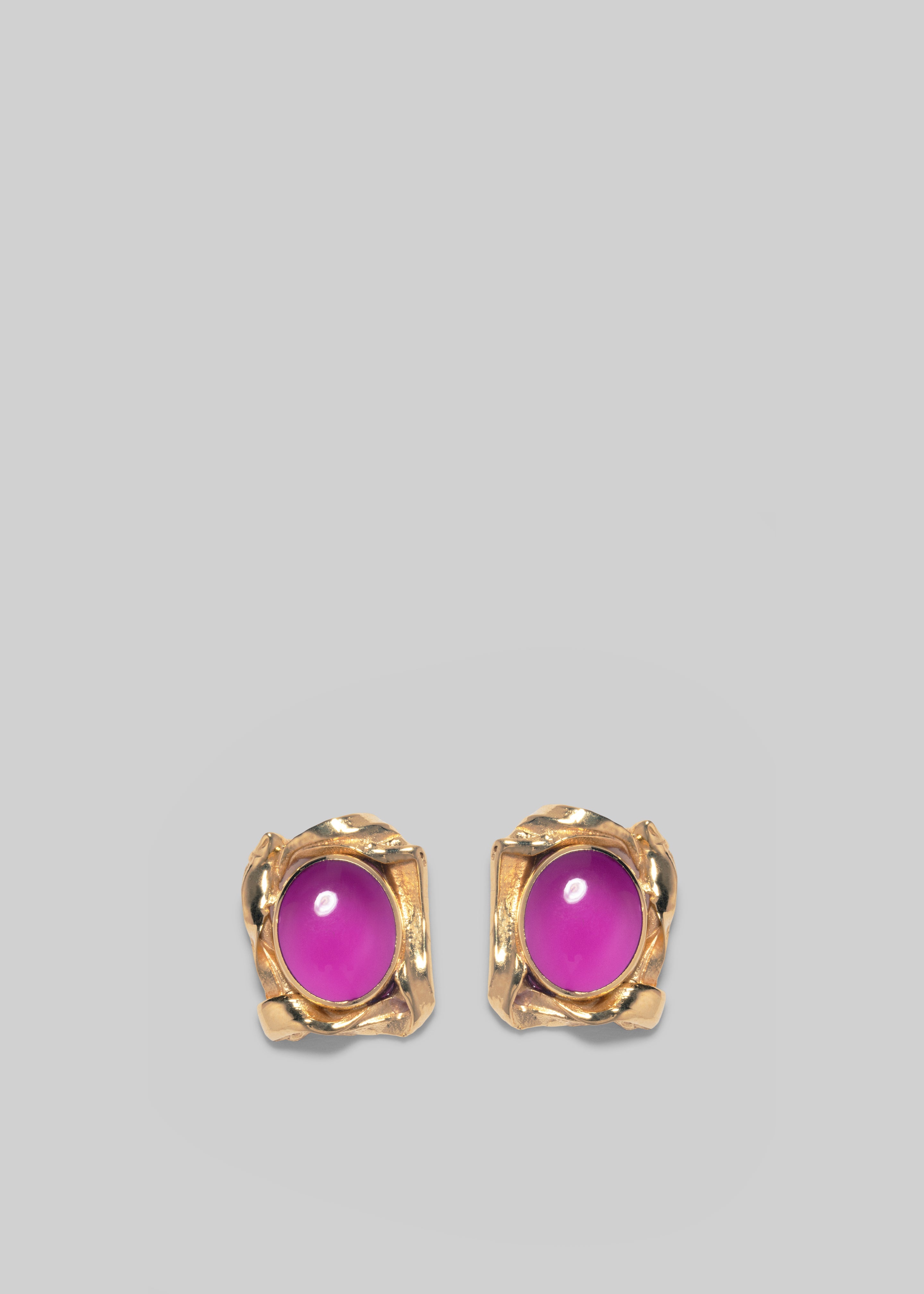 Completedworks Galileo Gold Plated and Resin Earrings - Pink - 3
