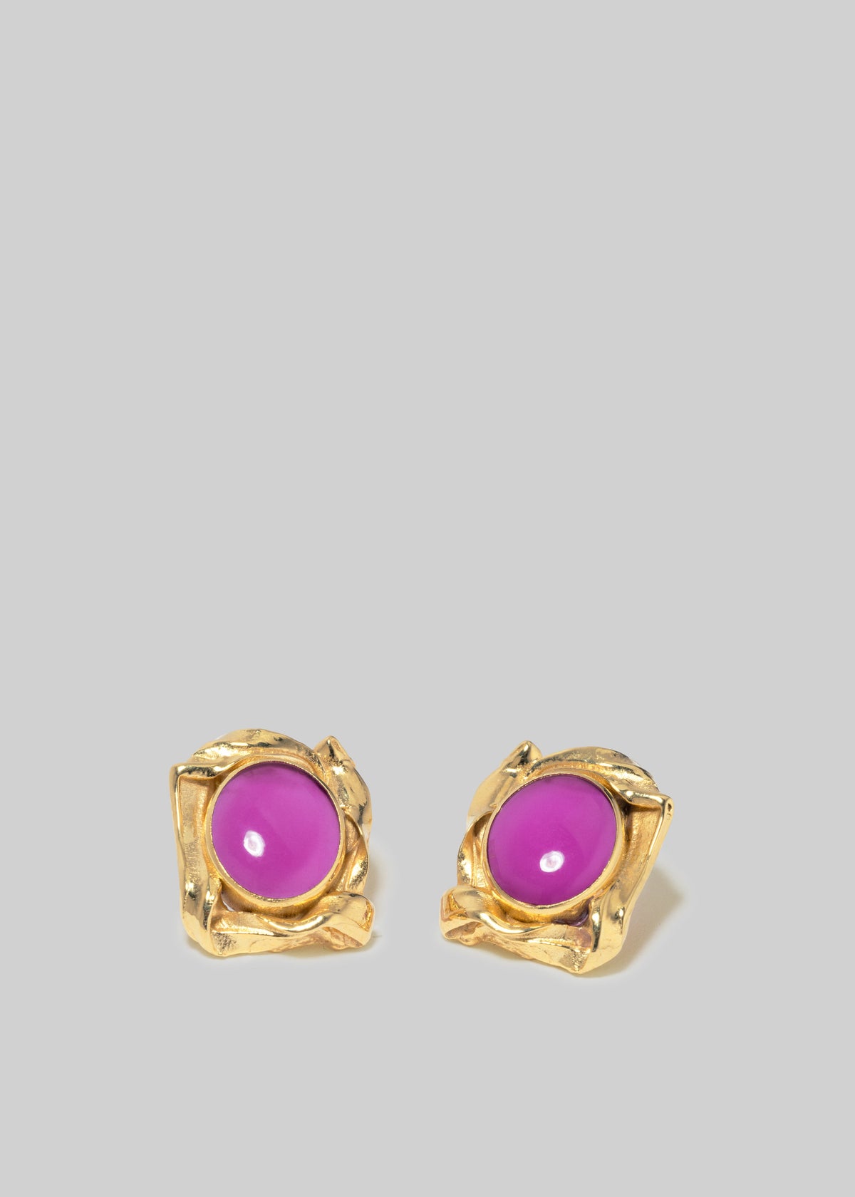Completedworks Galileo Gold Plated and Resin Earrings - Pink - 4