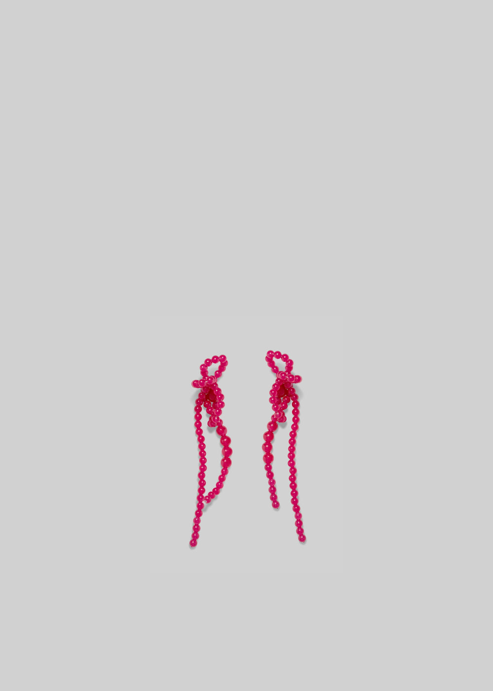 Completedworks Chalcedony Beaded Drop Earrings - Pink - 1
