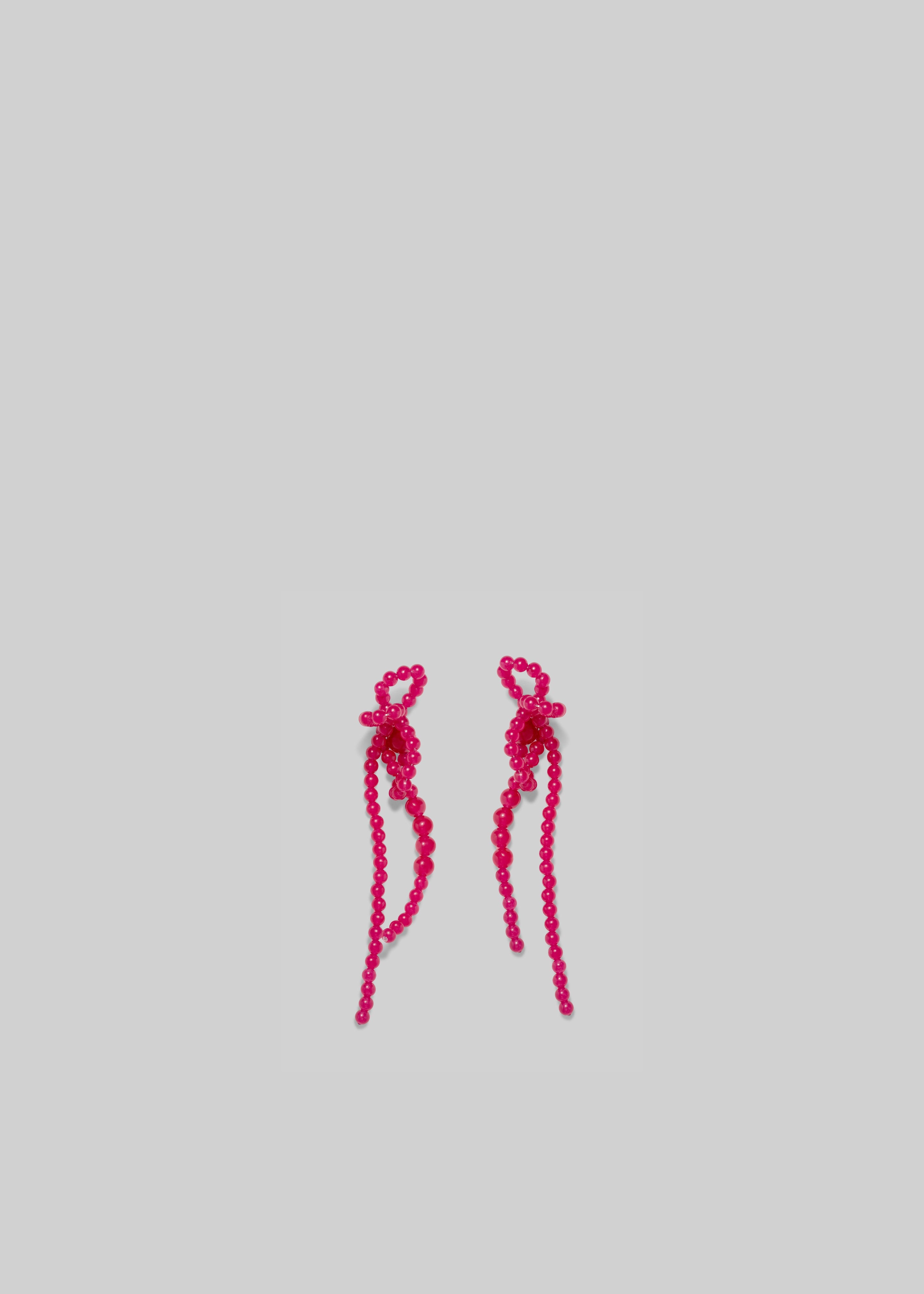Completedworks Chalcedony Beaded Drop Earrings - Pink - 2