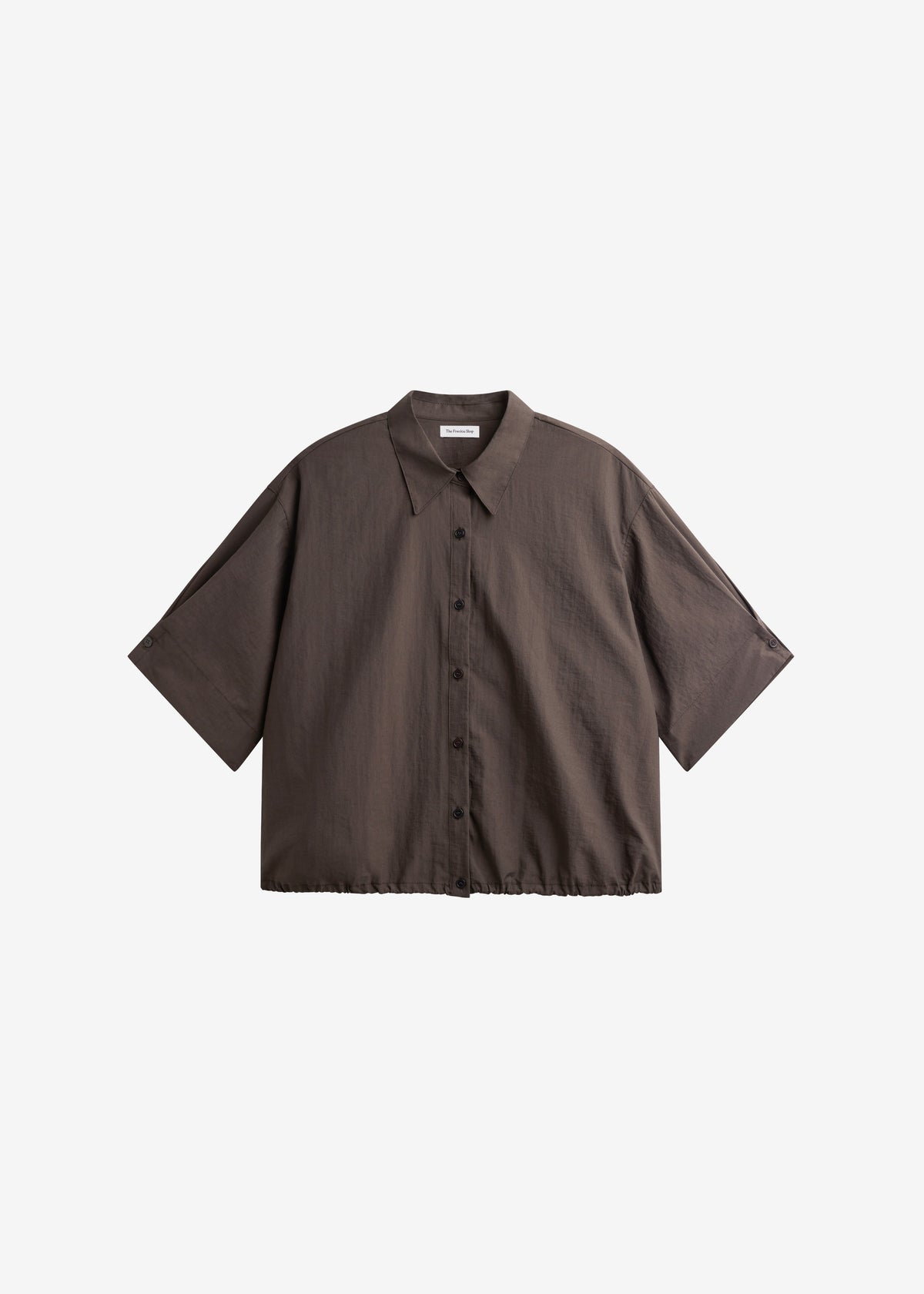 Comporta Drawstring Shirt - Brown - 9