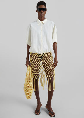 Comporta Drawstring Shirt - Cream