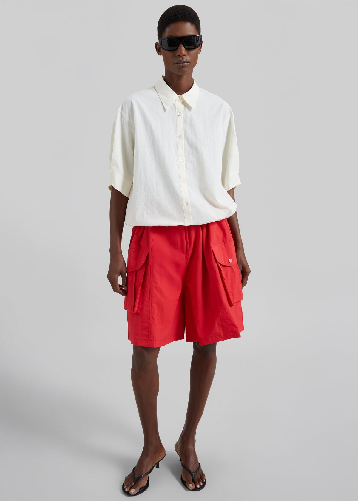 Comporta Drawstring Shirt - Cream - 5