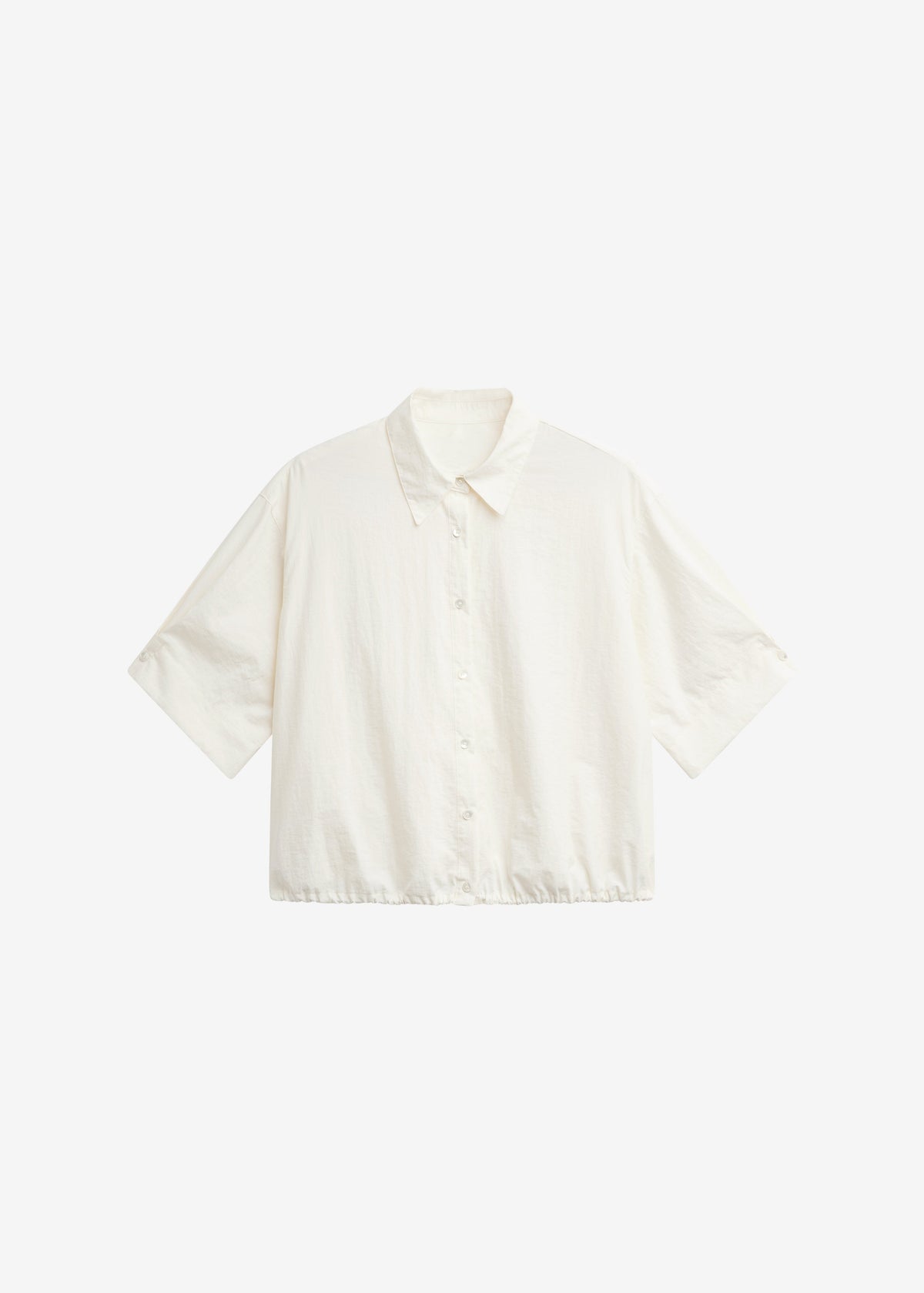 Comporta Drawstring Shirt - Cream - 9