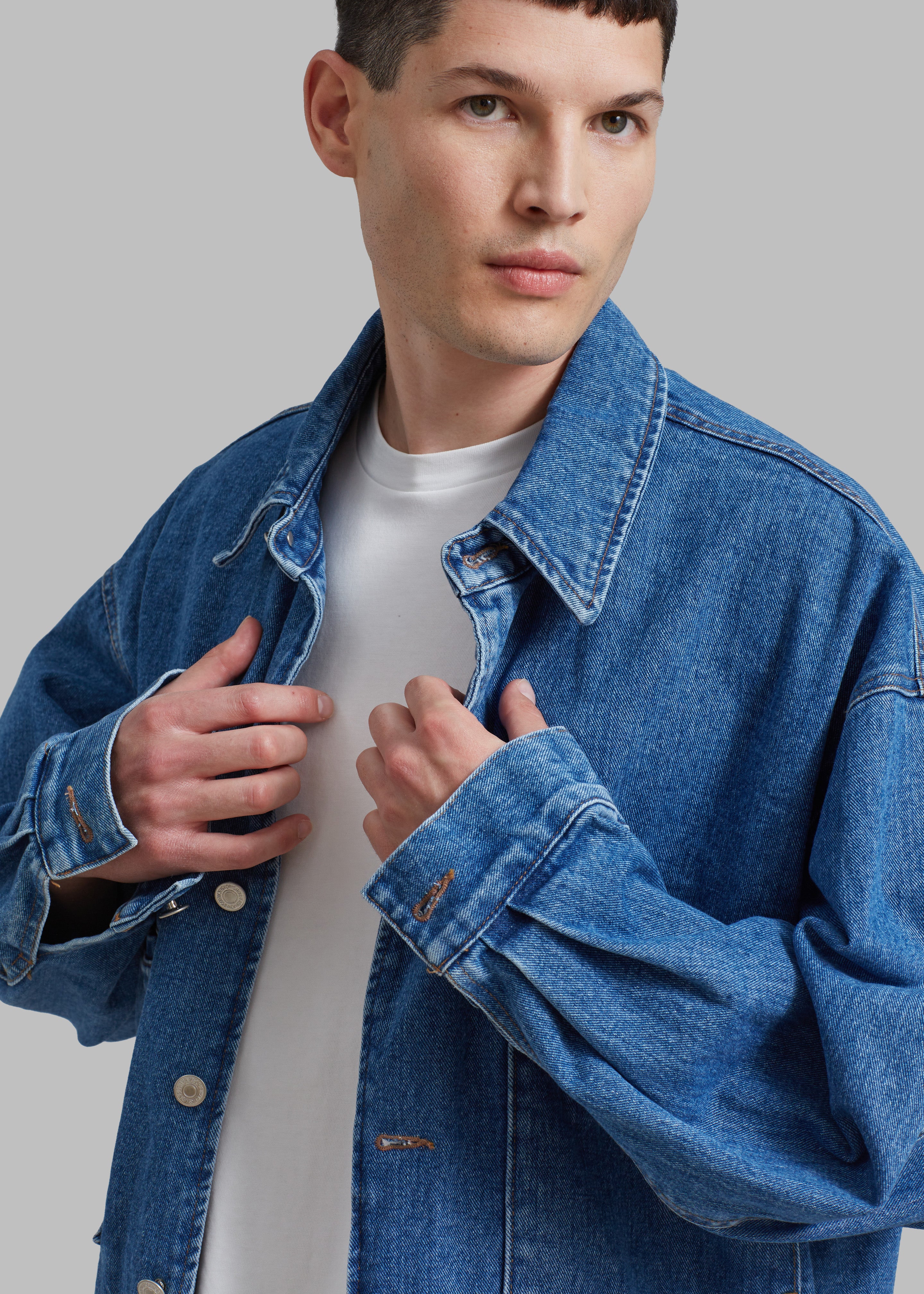 Miller Denim Jacket - Blue – Frankie Shop Europe