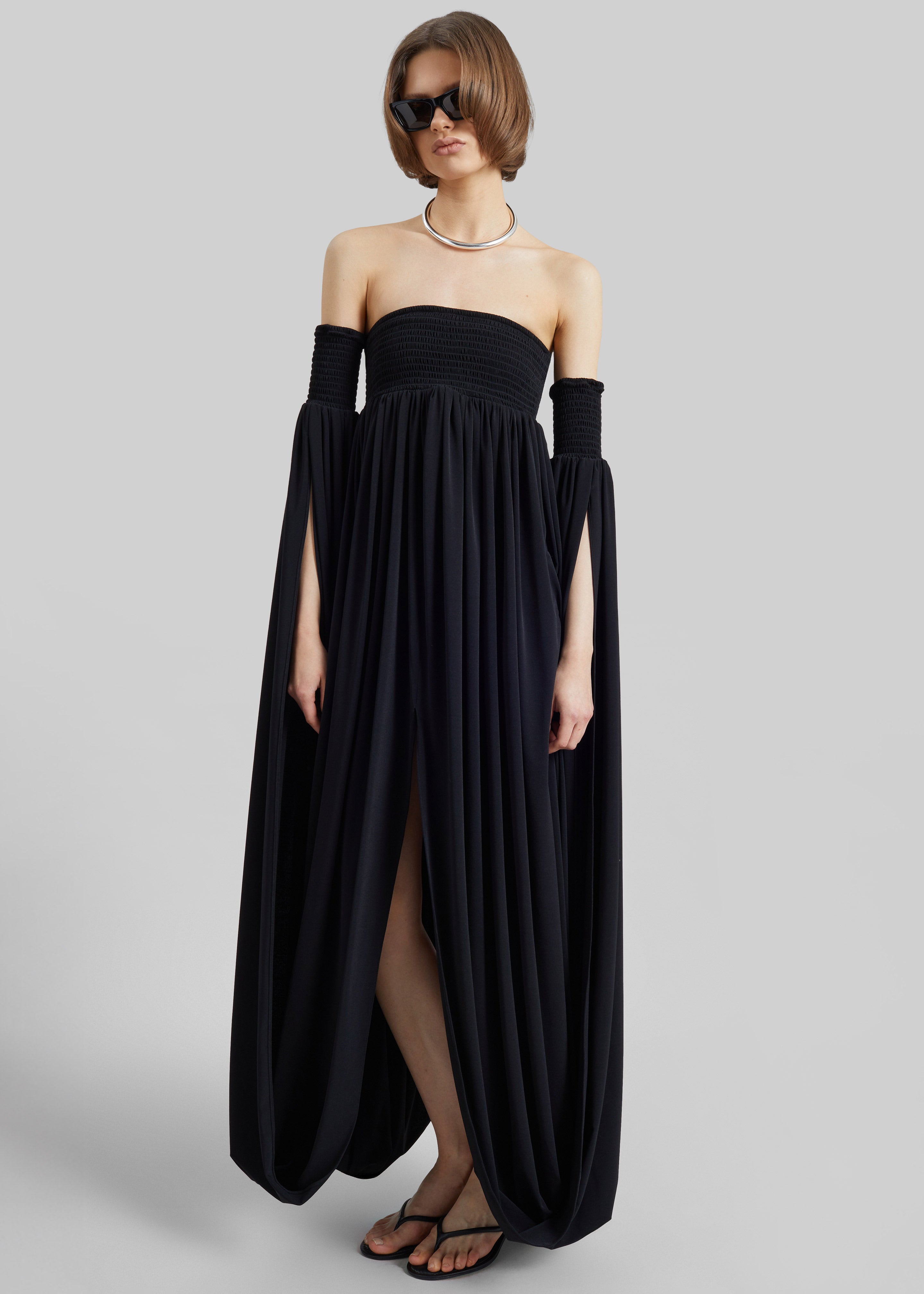 Coperni All In One Smock Dress - Black - 3