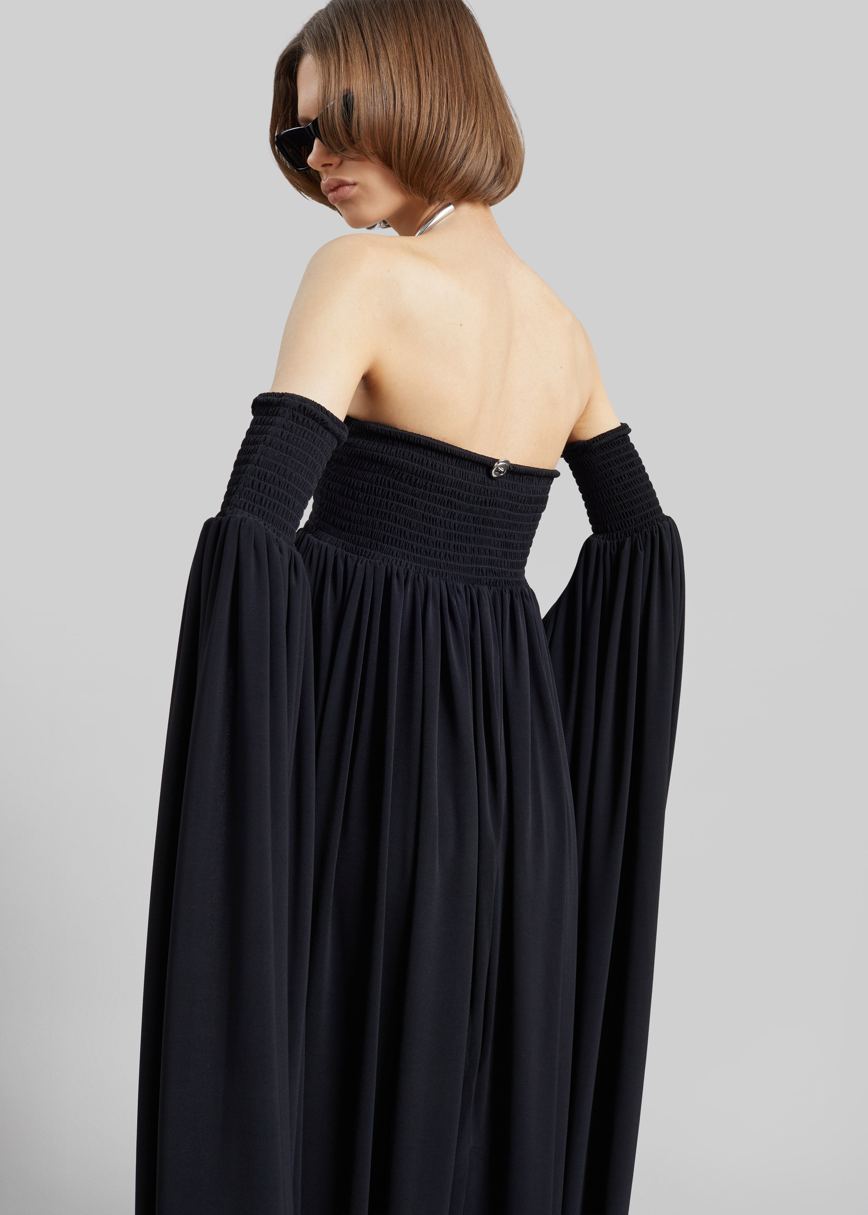 Coperni All In One Smock Dress - Black - 8