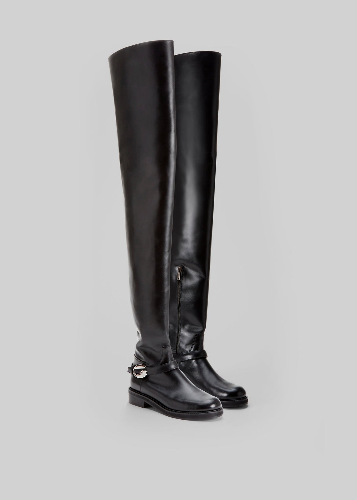 Coperni Belt High Cavalier Boots - Black - 1