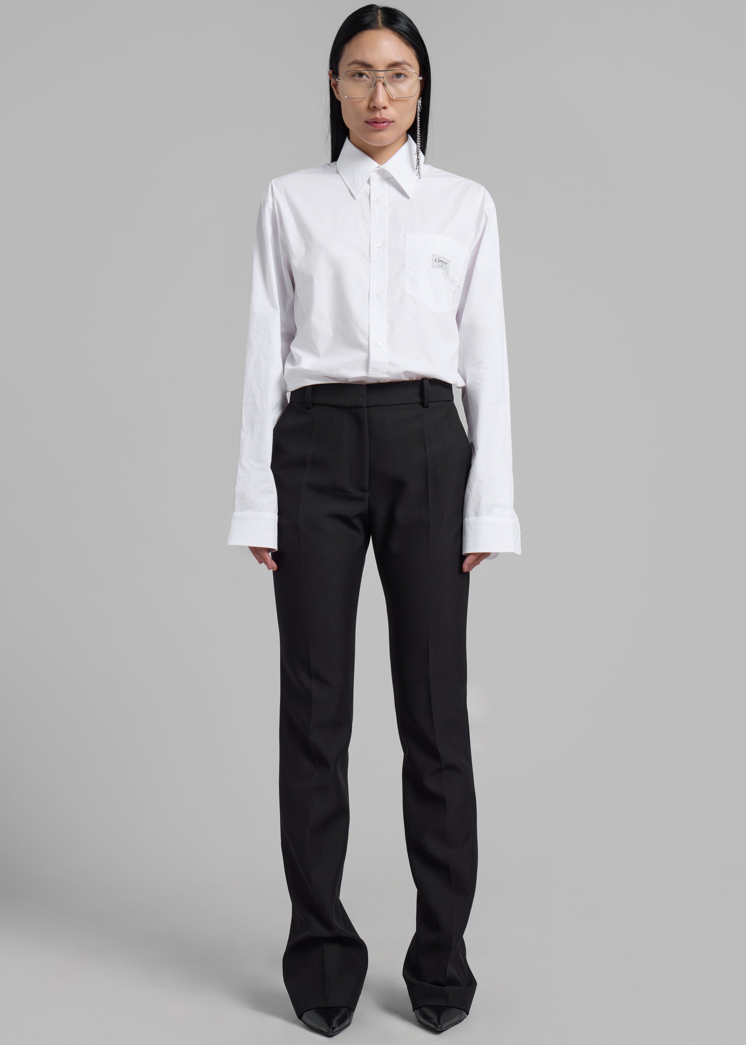 Coperni Body Poplin Shirt - White - 4