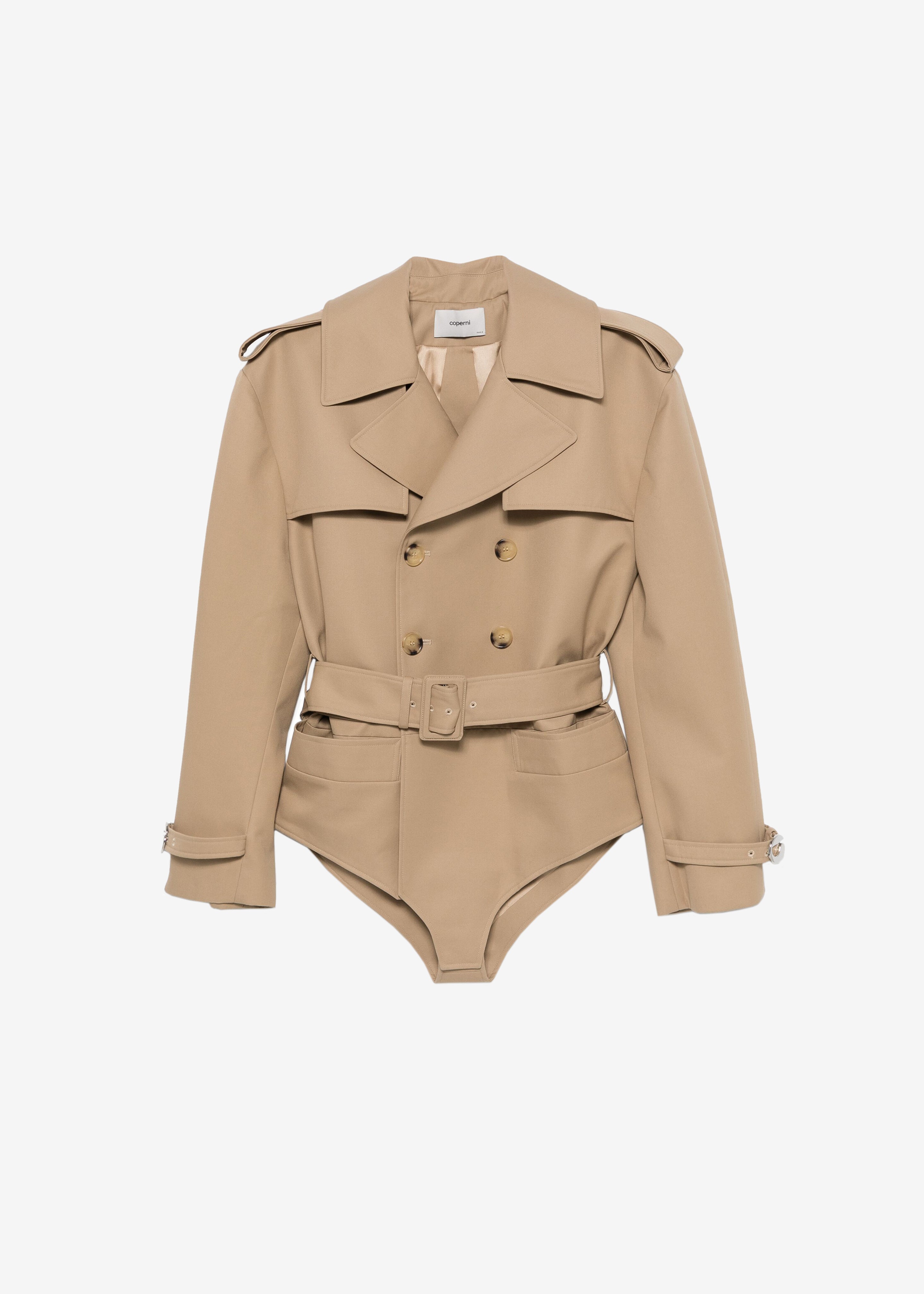 Coperni Body Trench Coat - Beige - 7