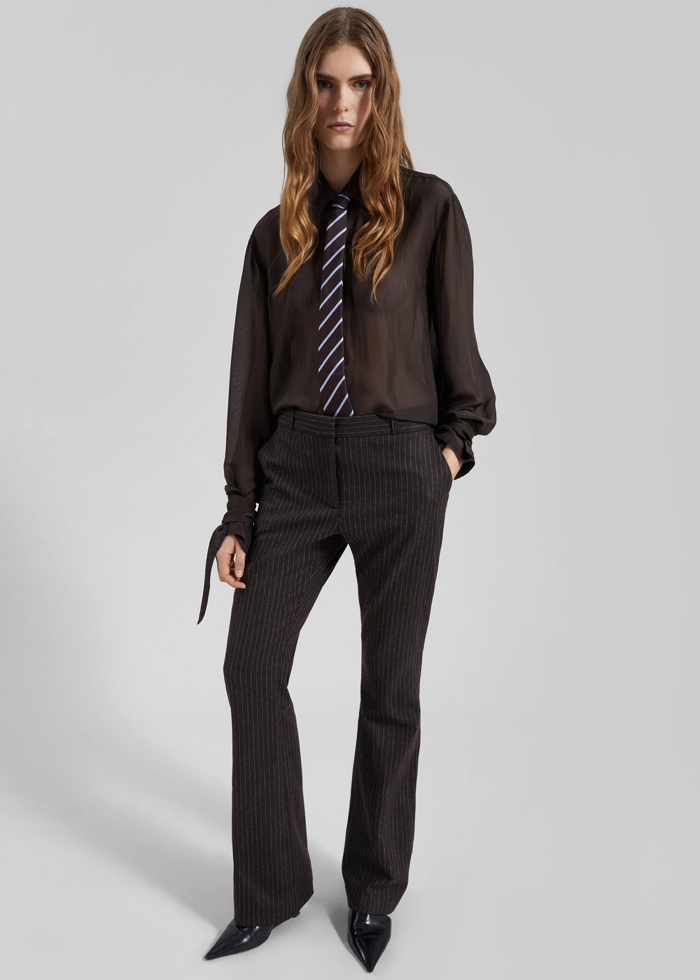 Coperni Boyfriend Pants - Brown