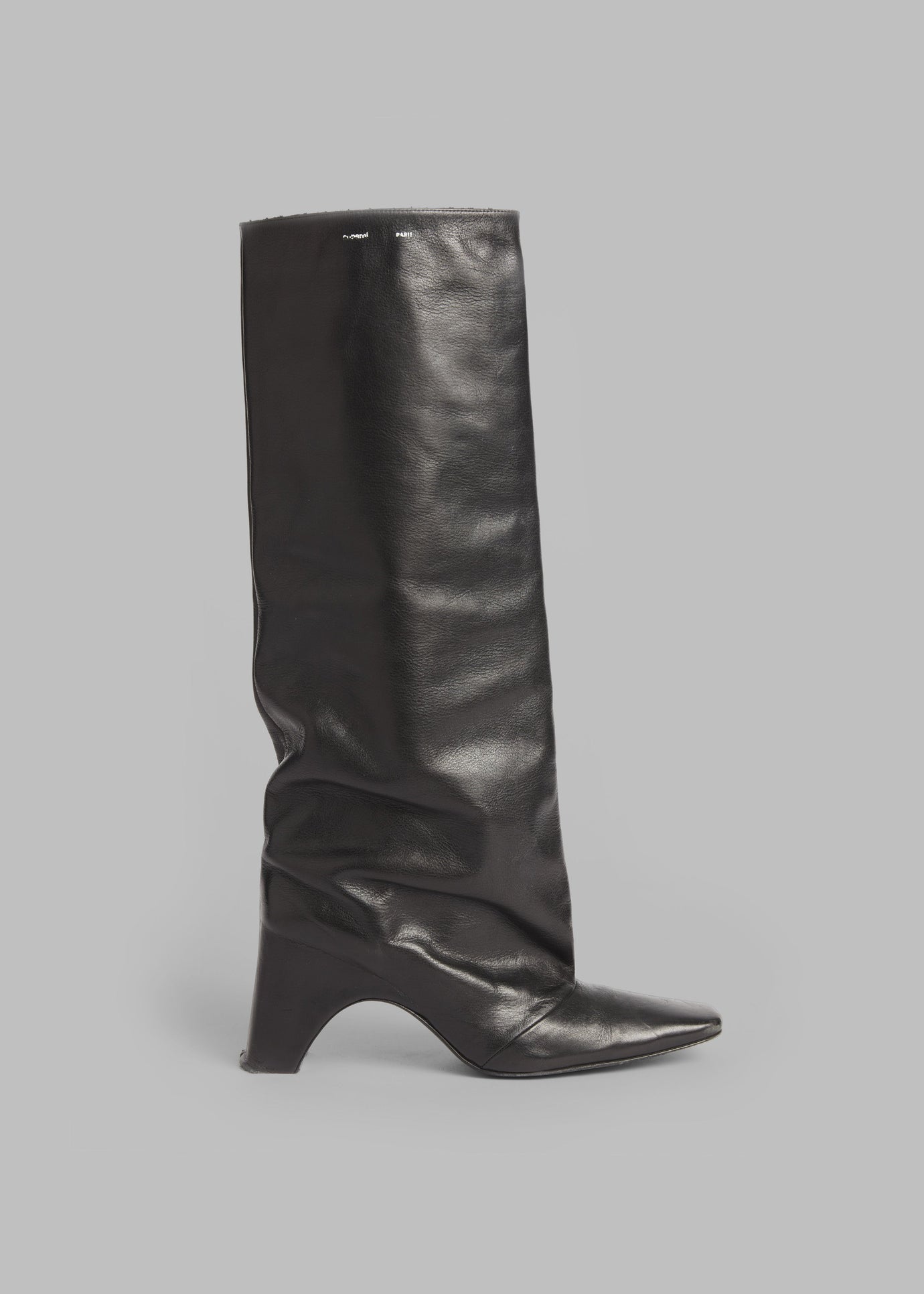 Coperni Bridge Leather Boots - Black - 1