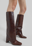 Coperni Bridge Boots - Dark Brown