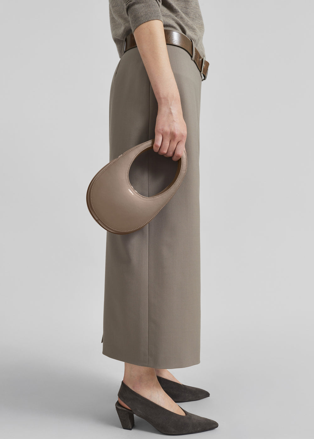 Coperni Crossbody Mini Swipe Bag - Brown - 1
