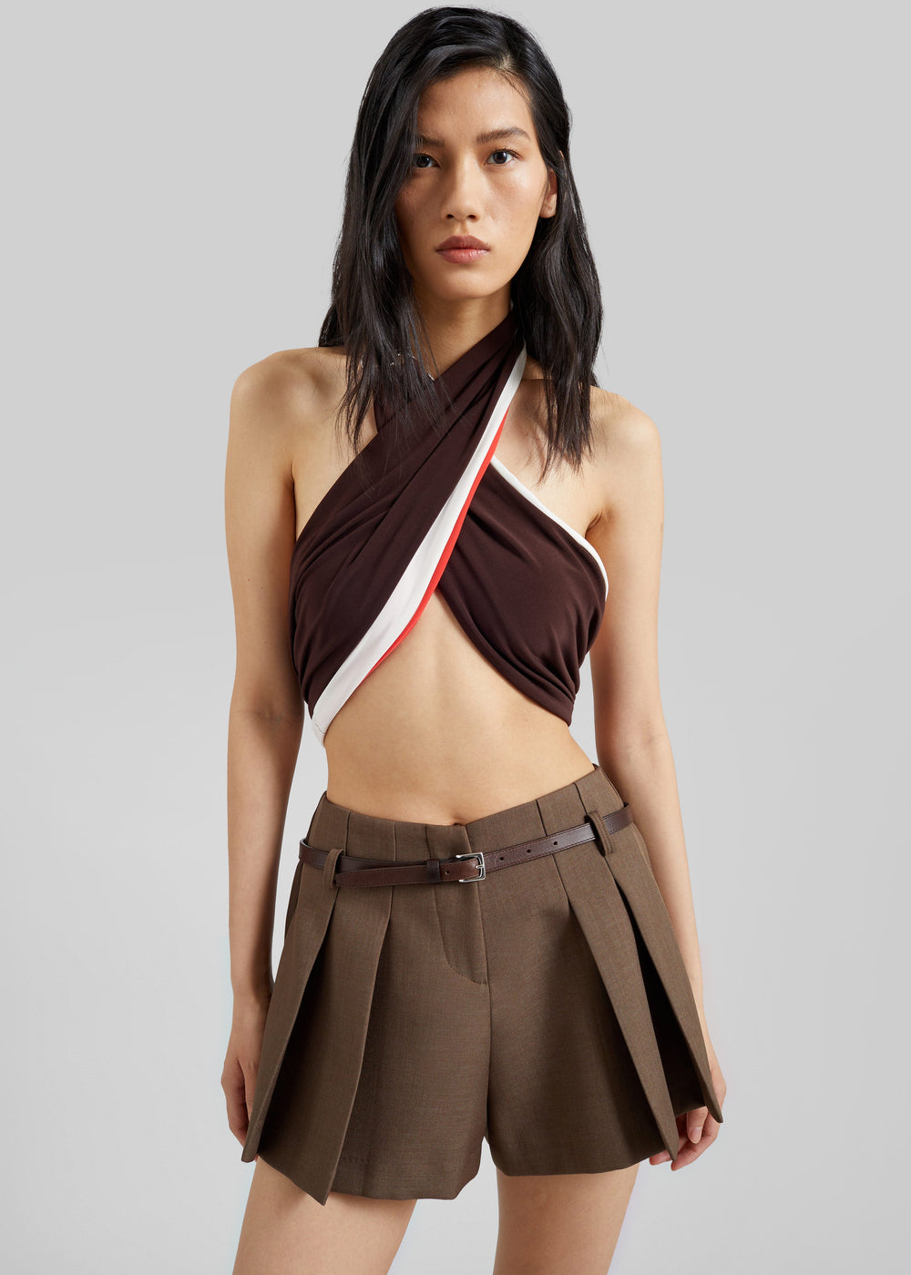 Coperni Crossed Top - Red