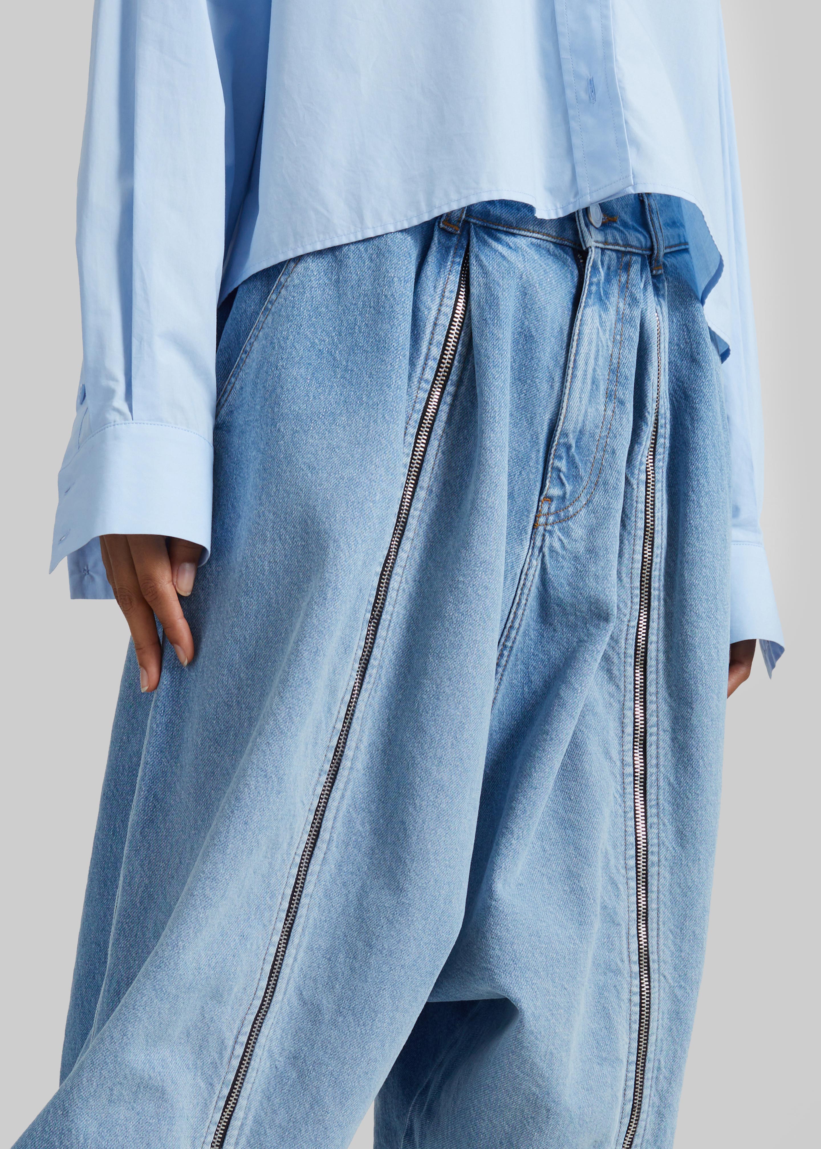 Coperni Denim Sarouel Pants - Blue Light - 4