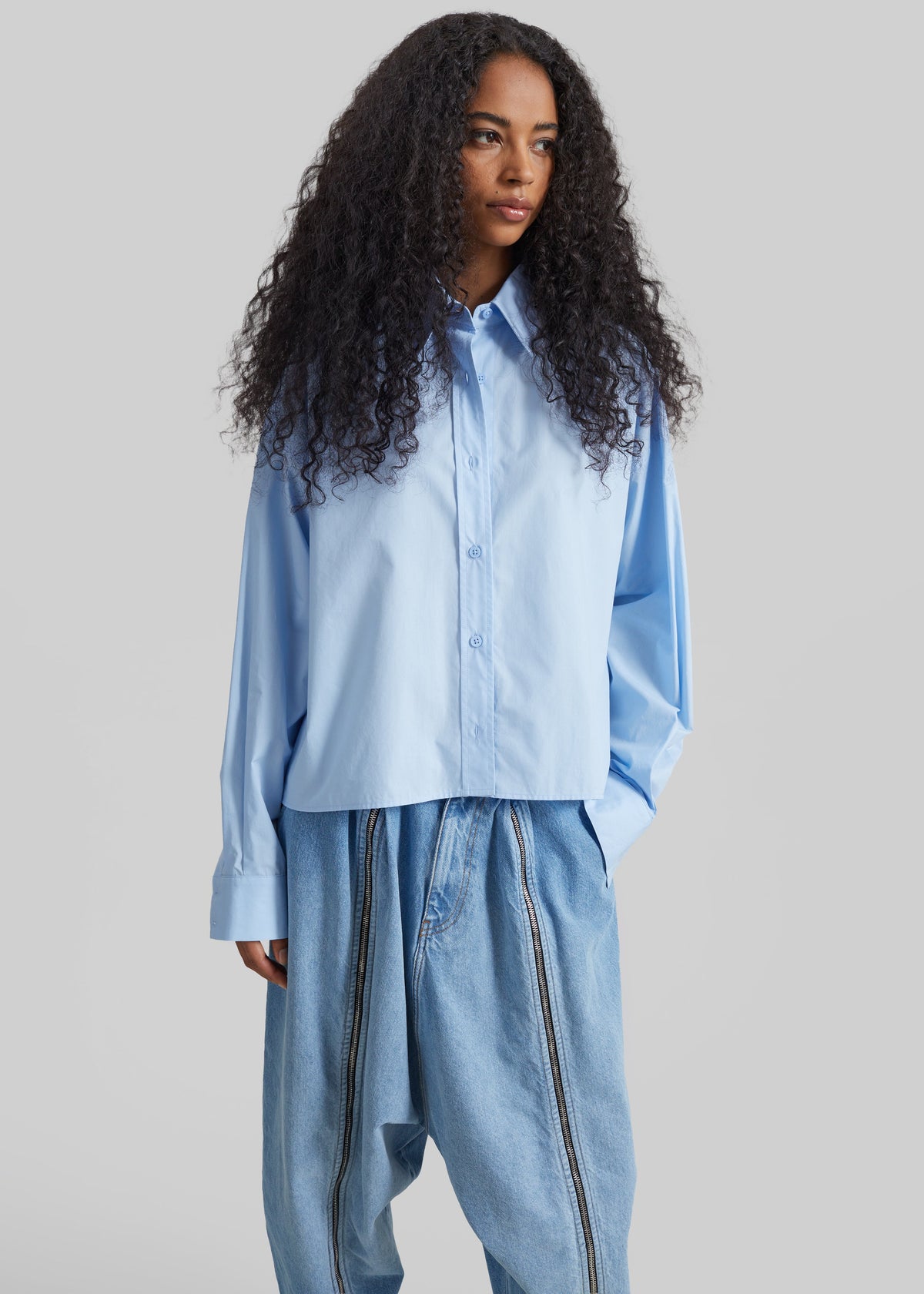 Coperni Denim Sarouel Pants - Blue Light - 5