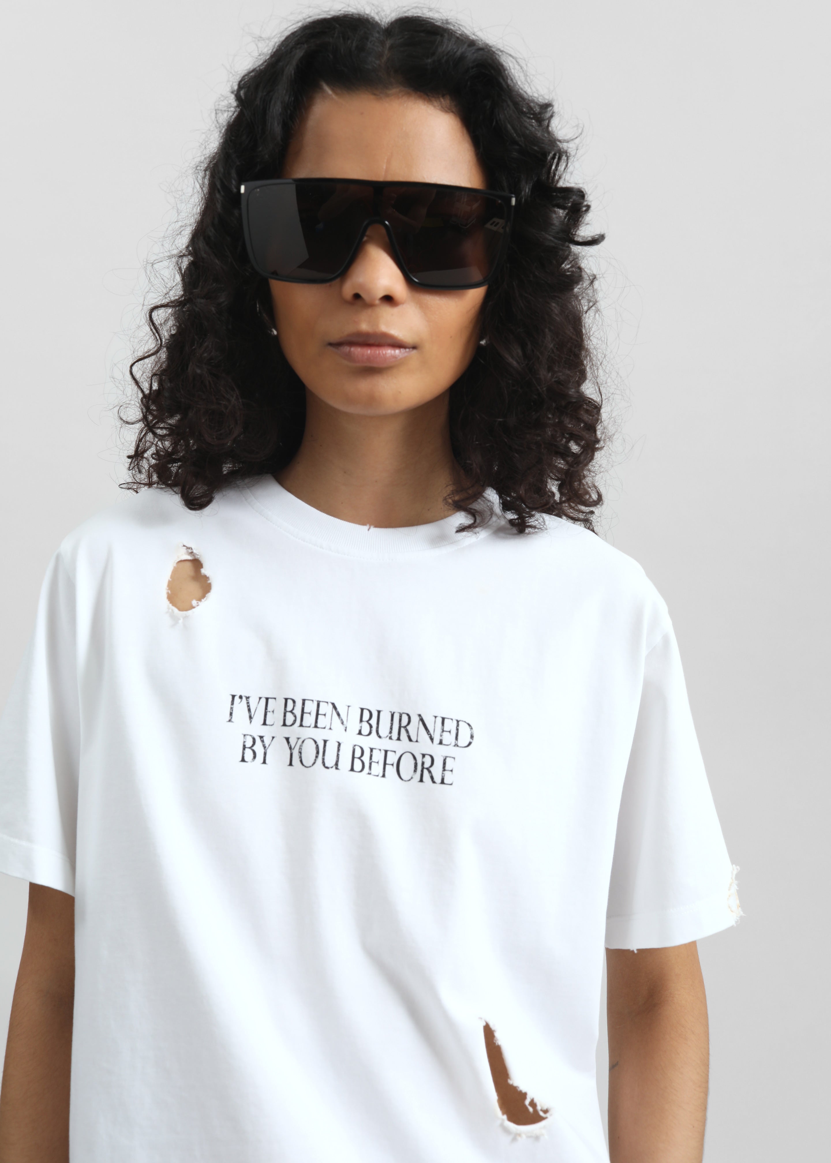 Disney x Coperni Burned By You Before Boxy T-Shirt - White - 4