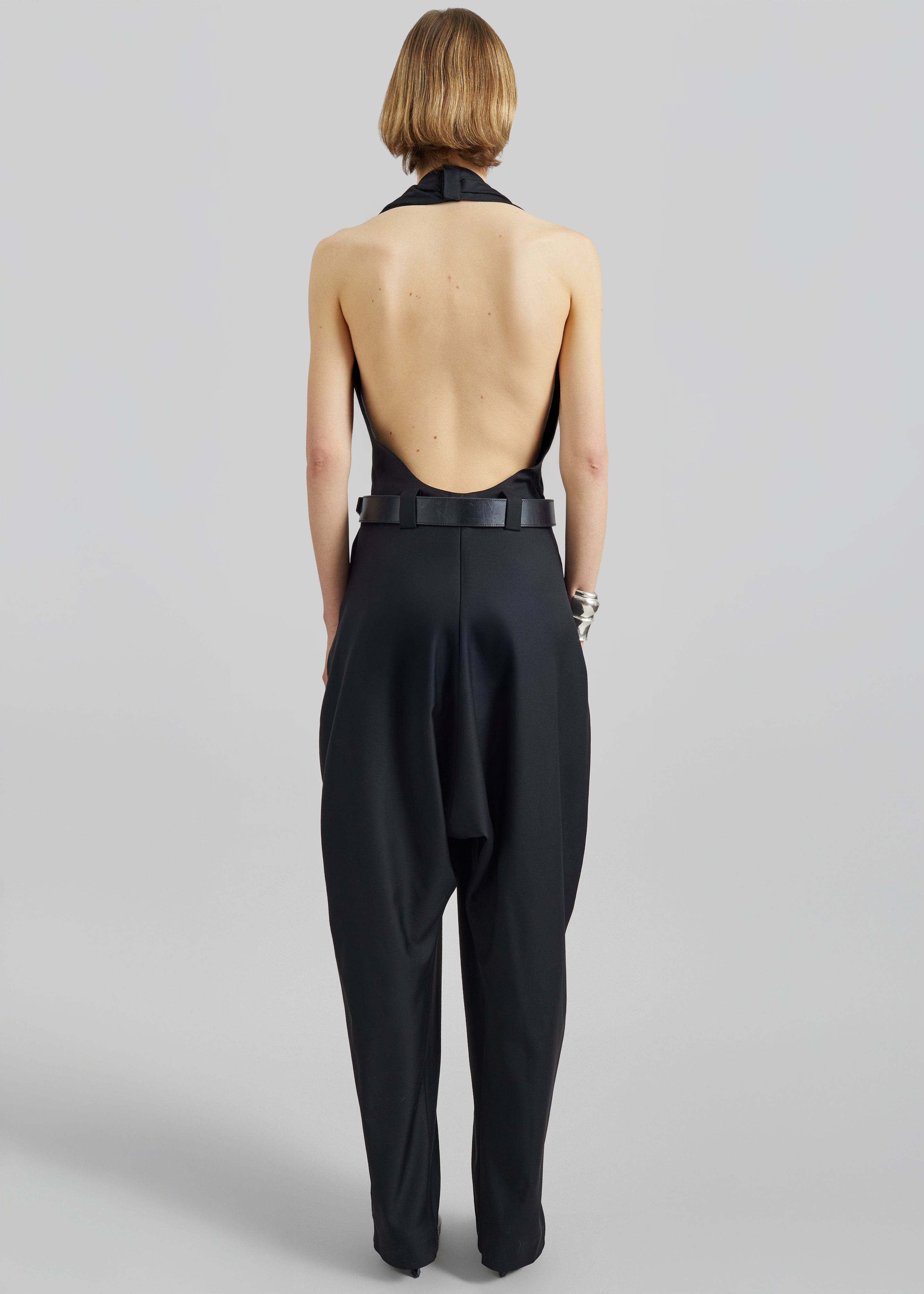 Coperni Double Zipped Sarouel Jumpsuit - Black – The Frankie Shop