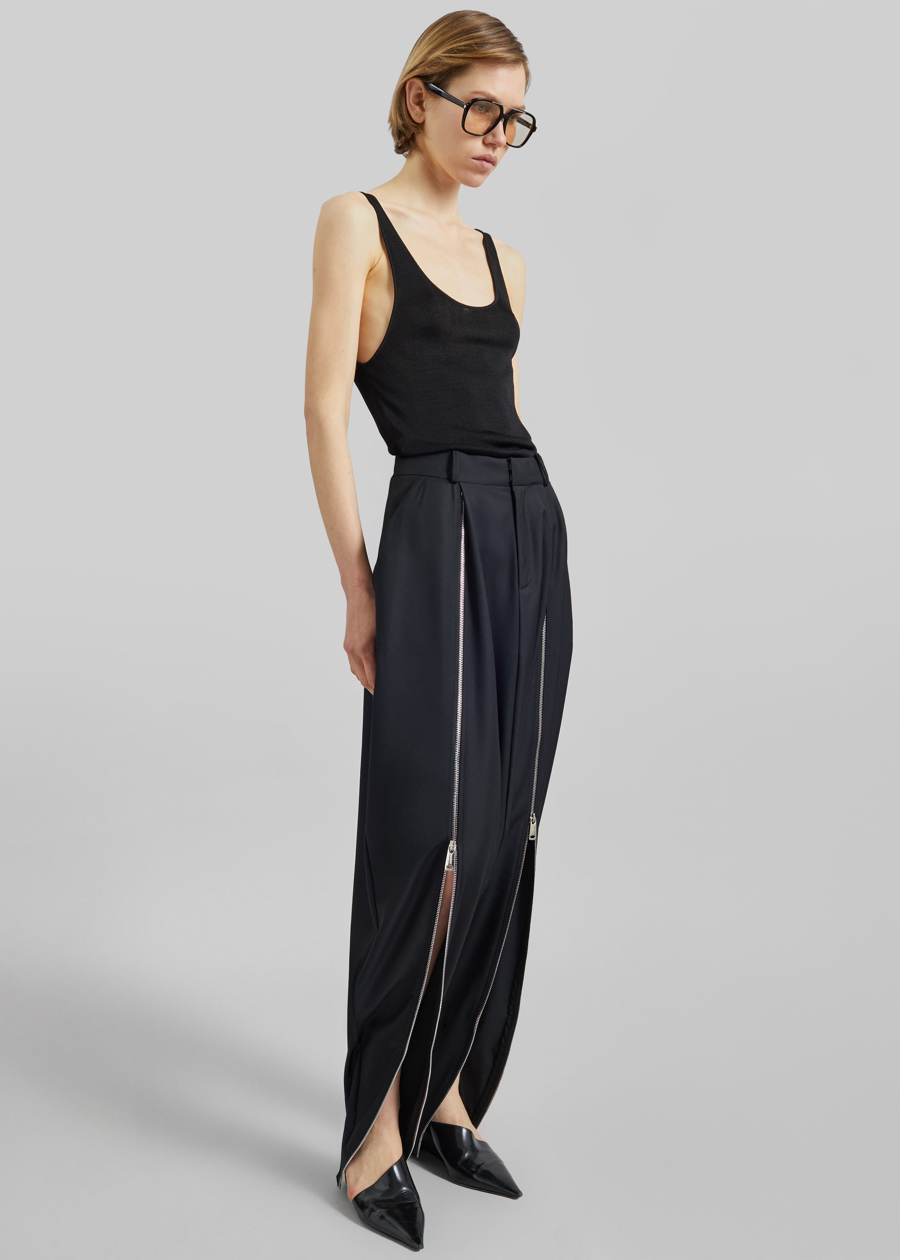 Coperni Double Zipped Sarouel Pants - Black – The Frankie Shop Europe