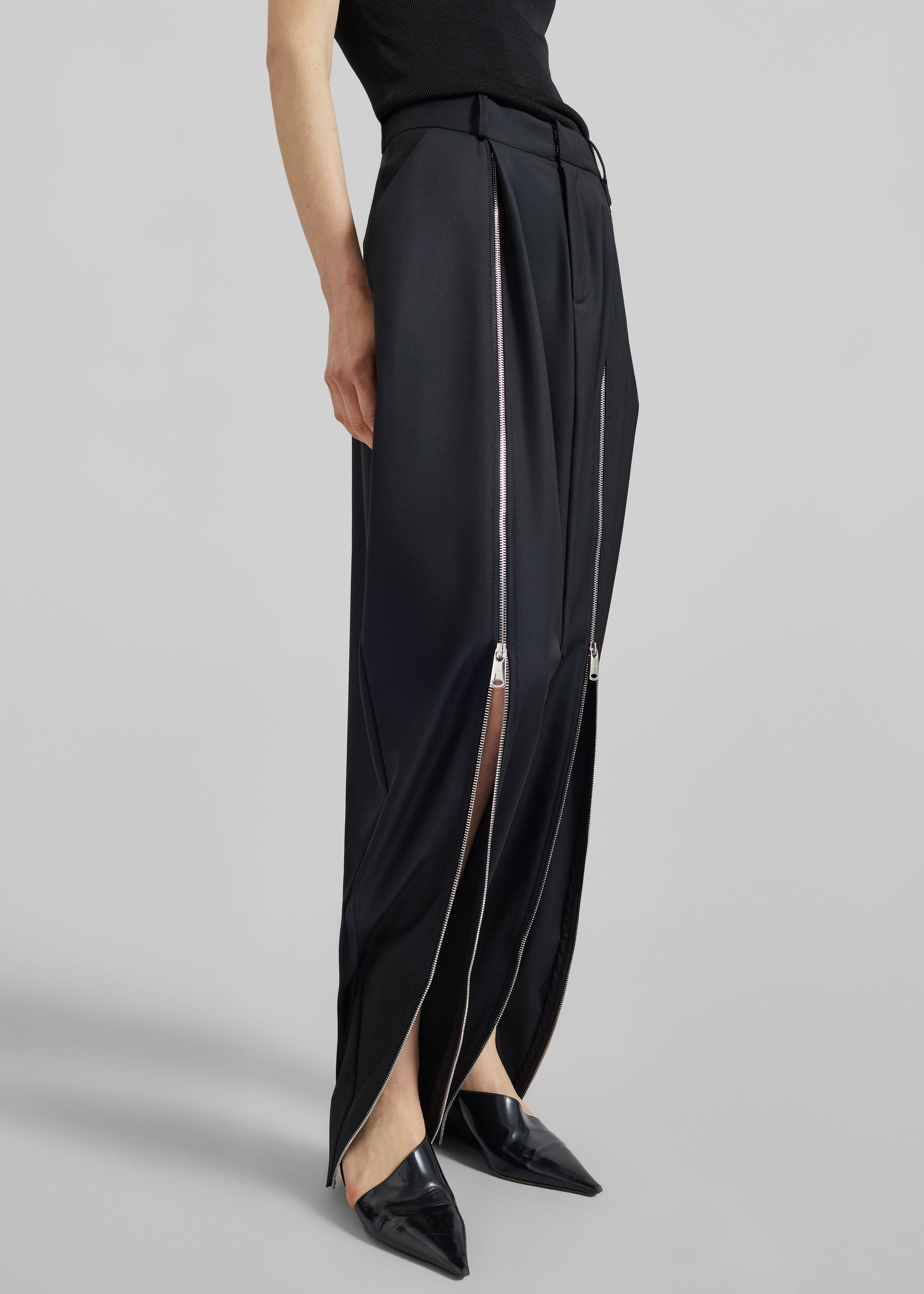 Coperni Double Zipped Sarouel Pants - Black – The Frankie Shop Europe