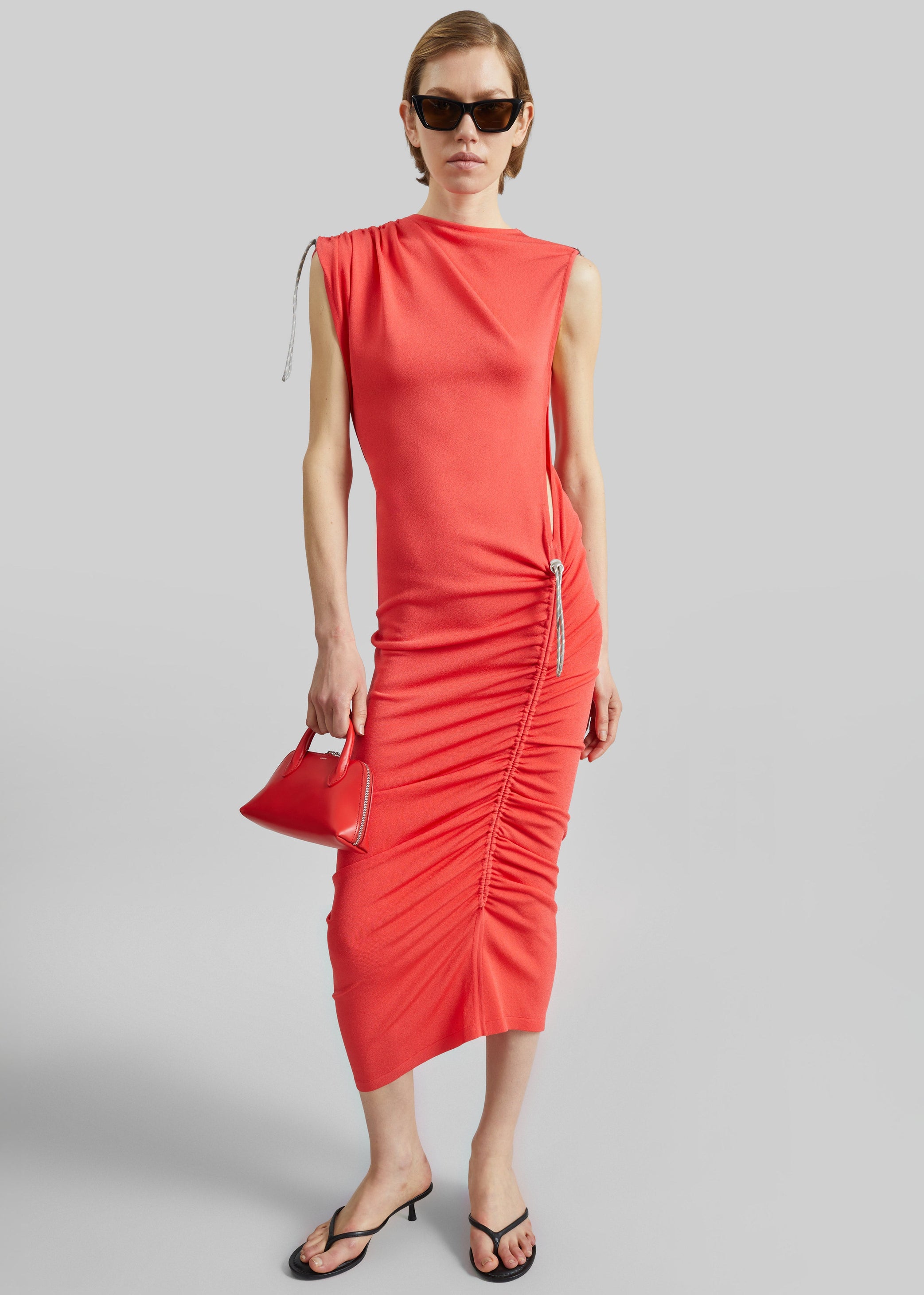 Shop the look image for Coperni Duffle Belt Bag - Red