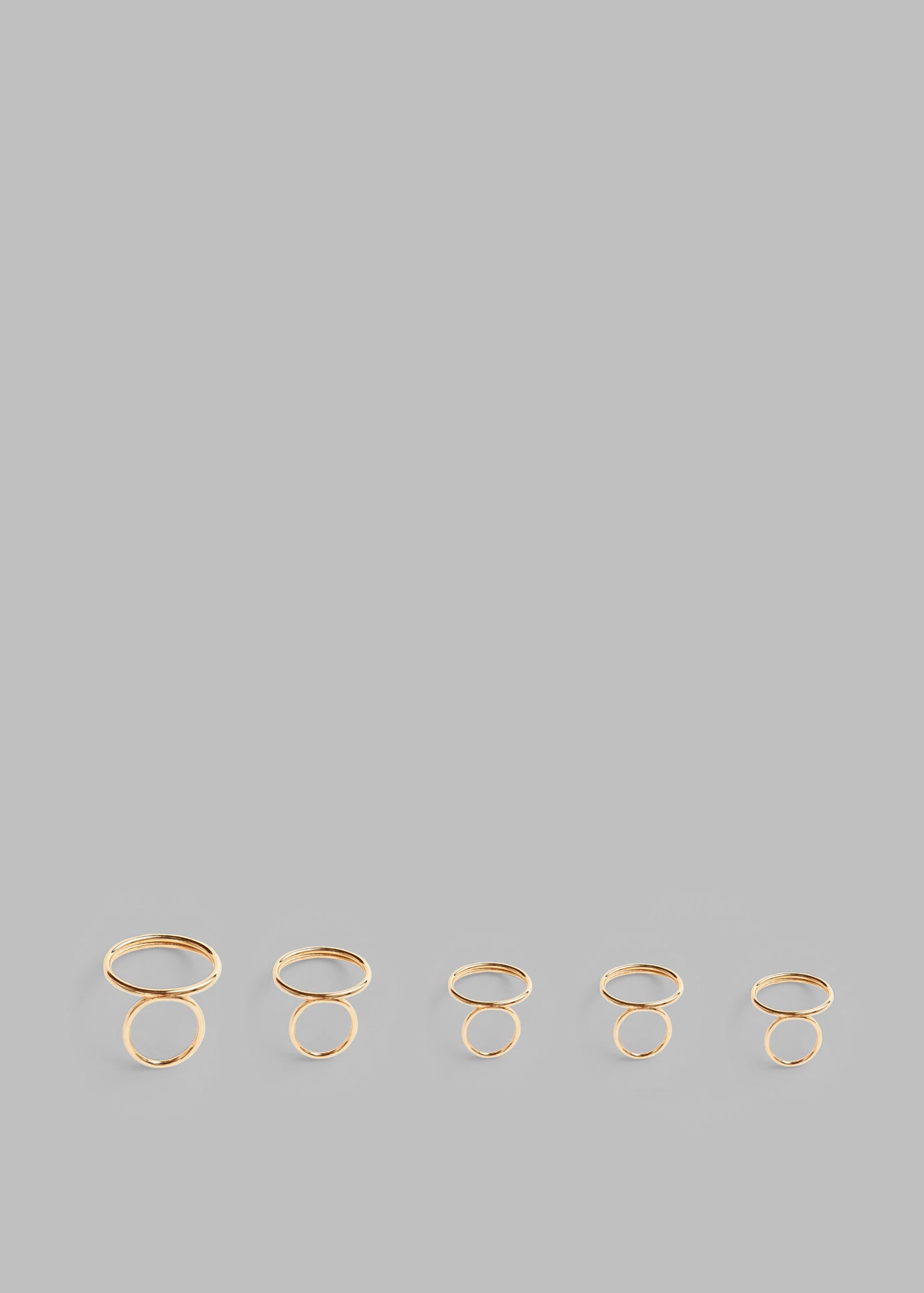 Coperni Finger Picks Ring Set - Gold - 1