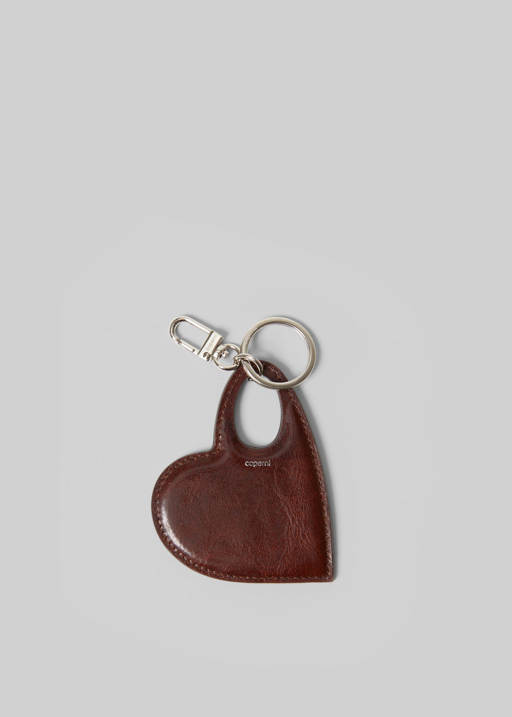 Coperni Heart Keychain - Brown