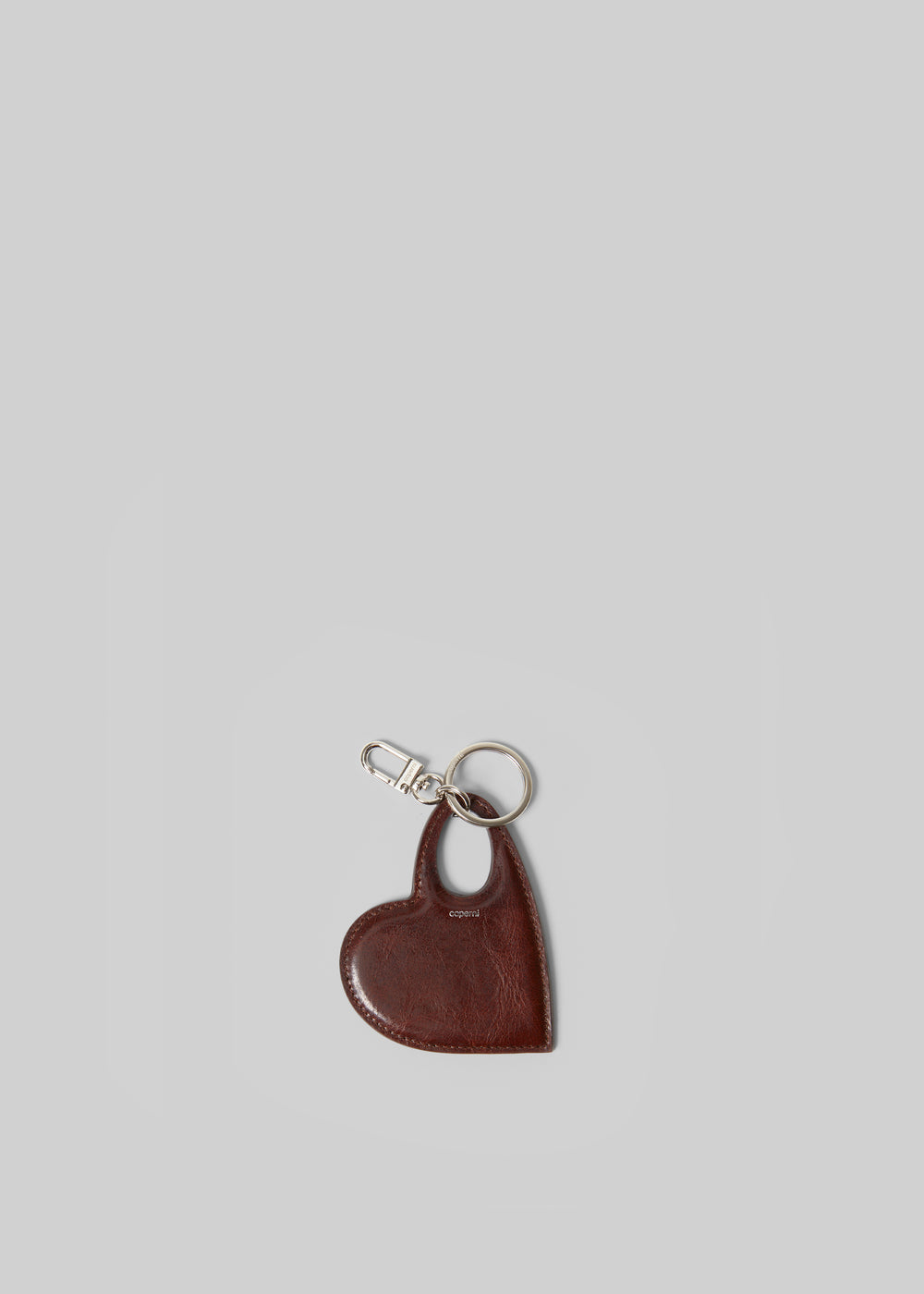 Coperni Heart Keychain - Brown