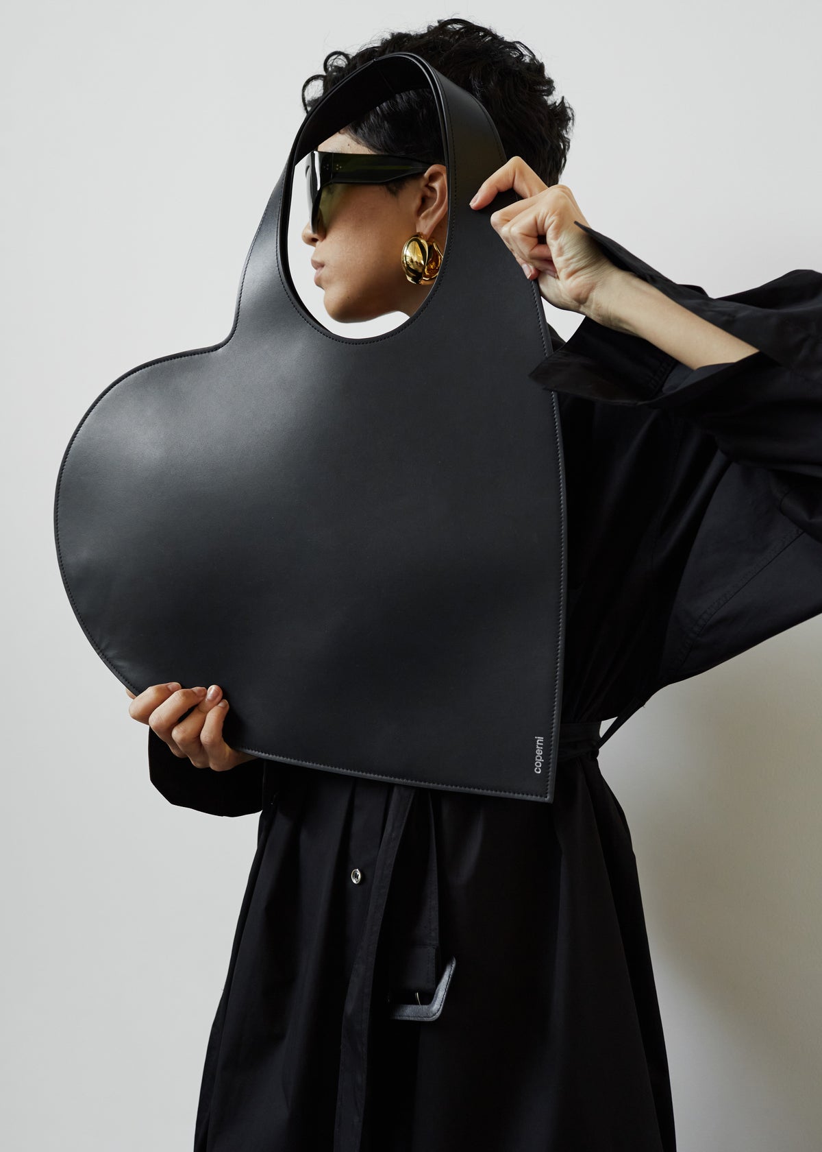 Coperni Heart Tote Bag - Black - 3