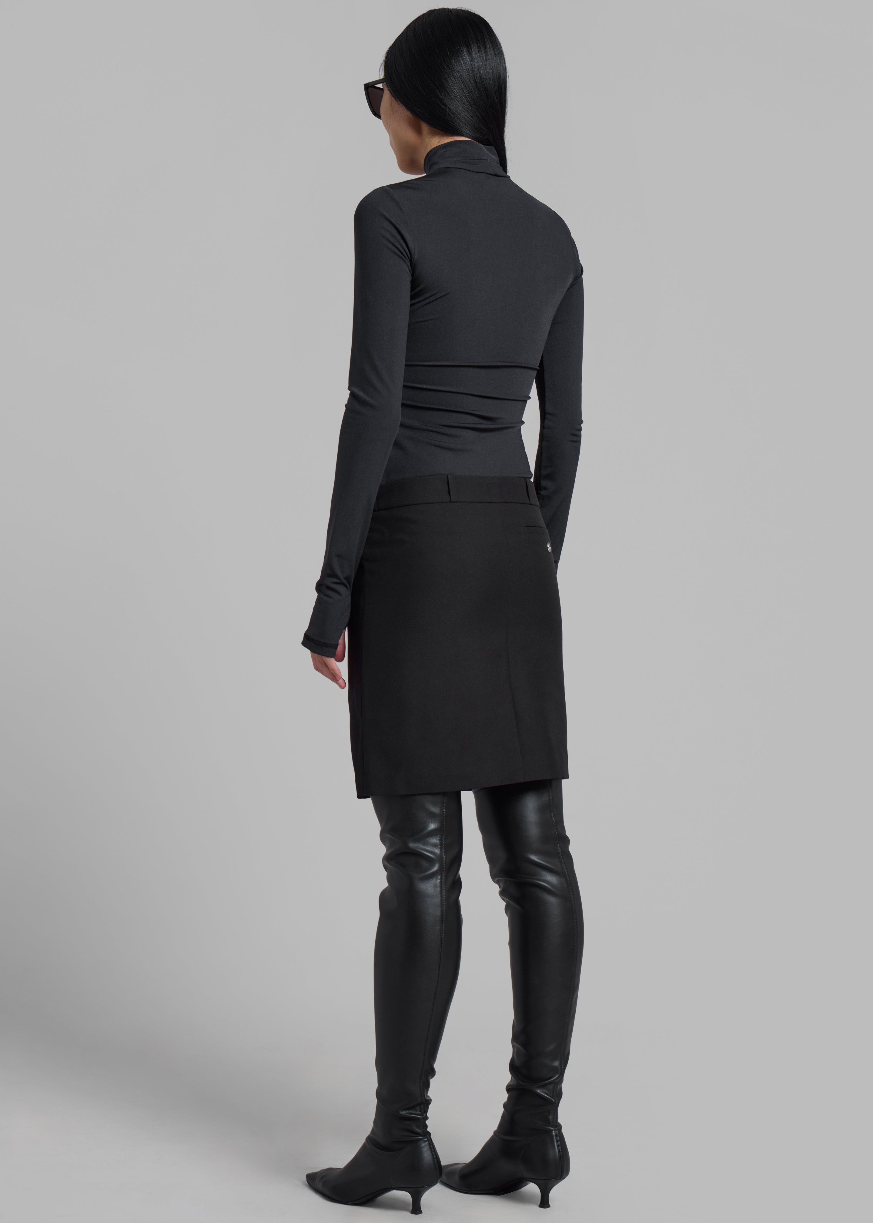 Coperni Hybrid Tailored Dress - Black - 7