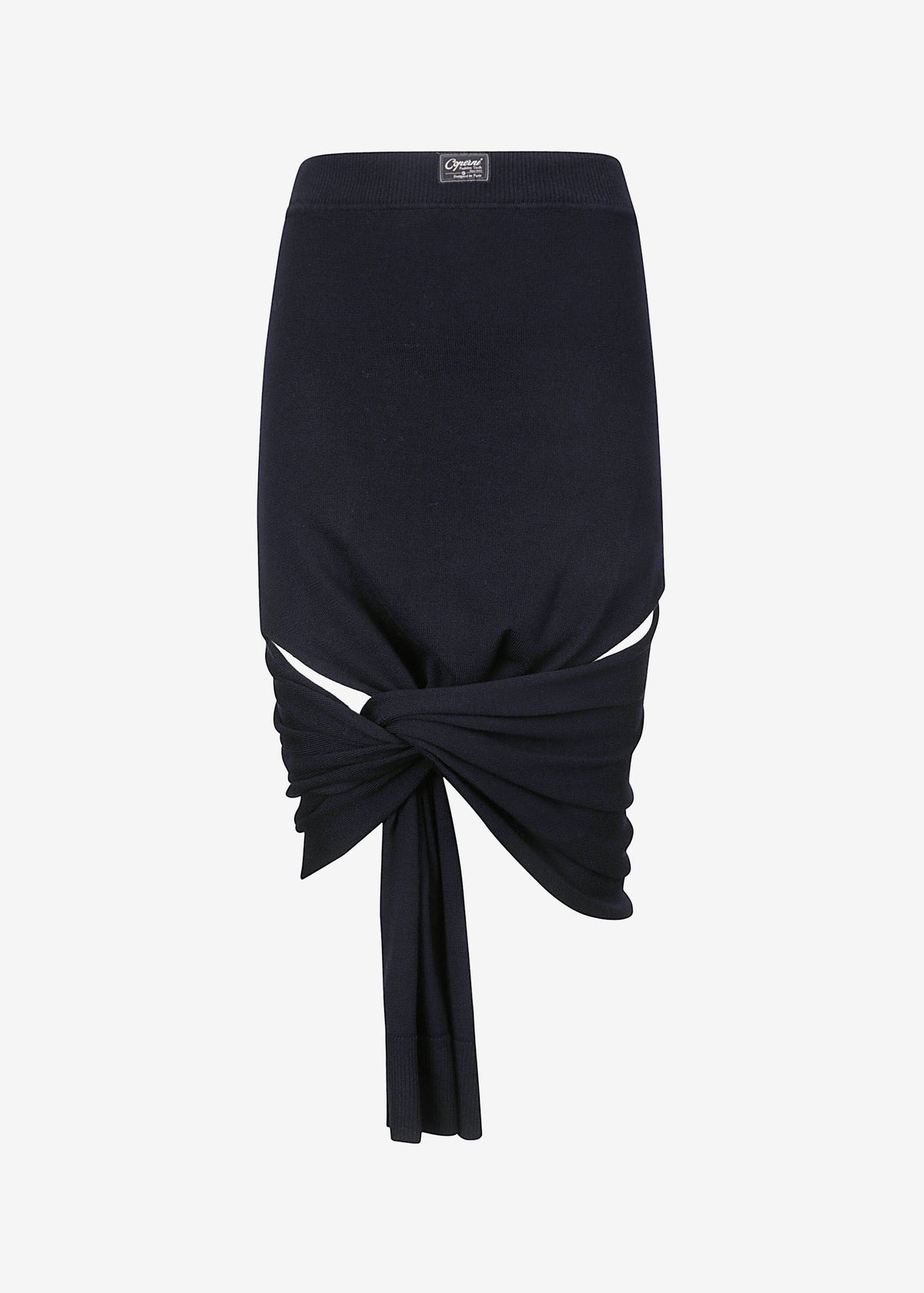 Coperni Knotted Bottom Skirt - Blue - 10