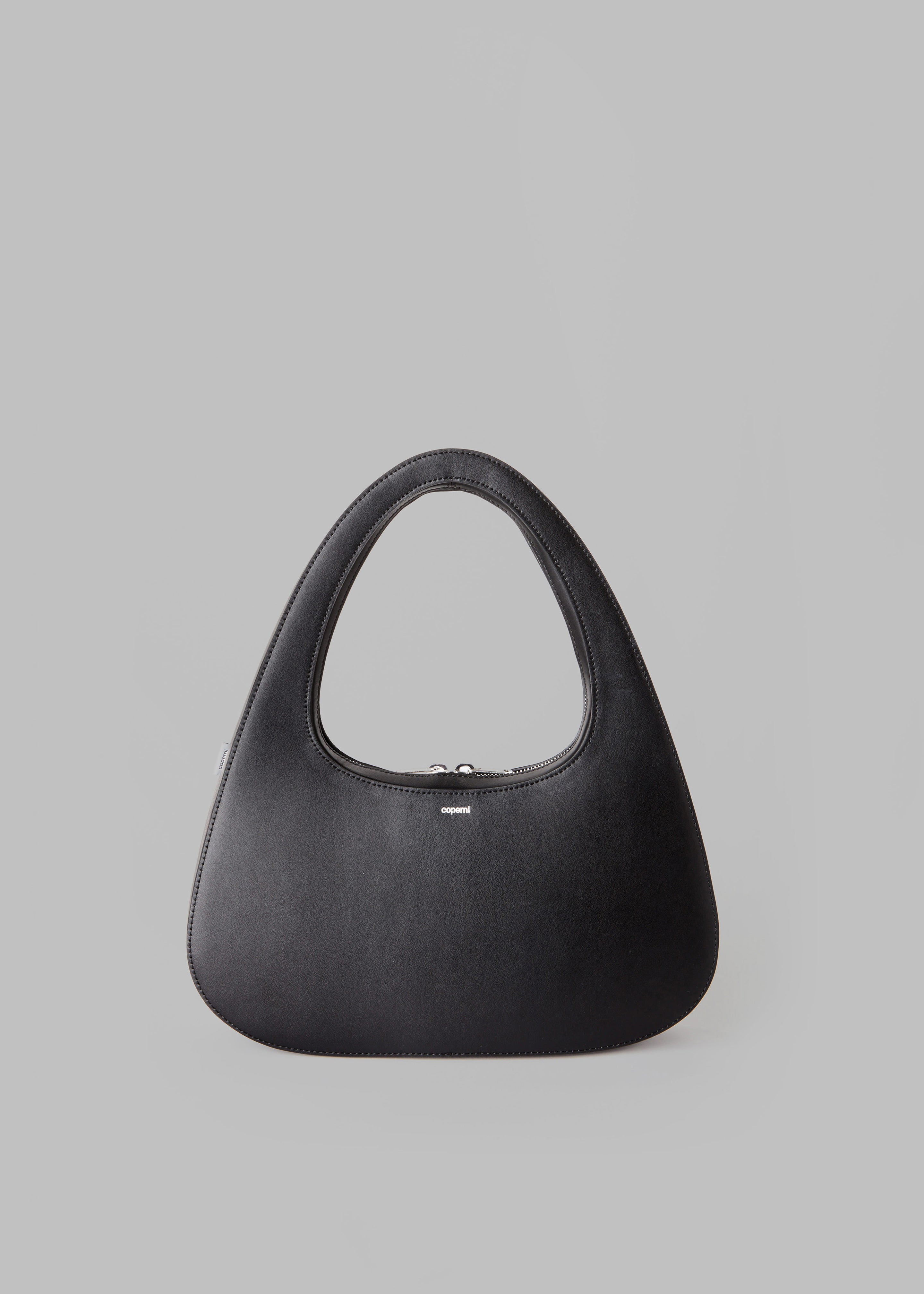 Coperni Large Baguette Swipe Bag - Black - 1