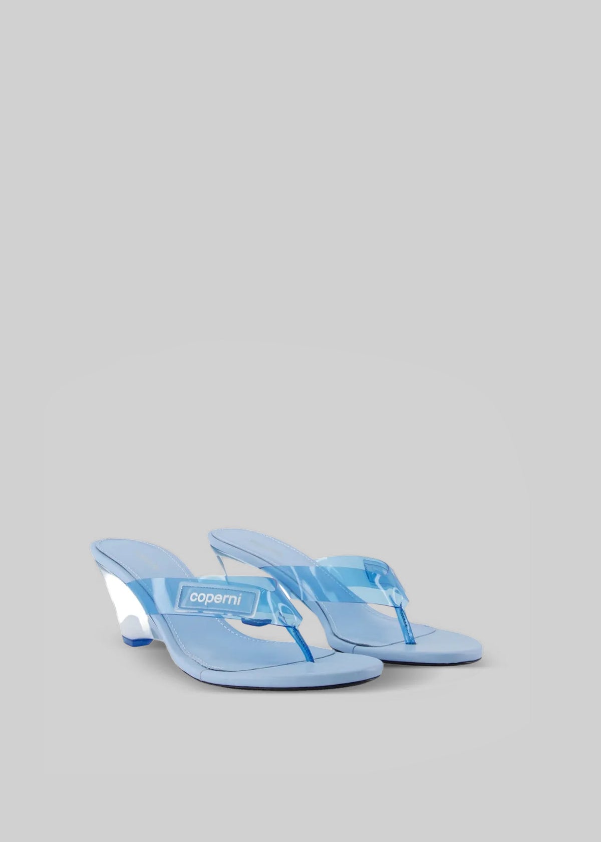 Coperni Lift Flip Flops - Light Blue - 1