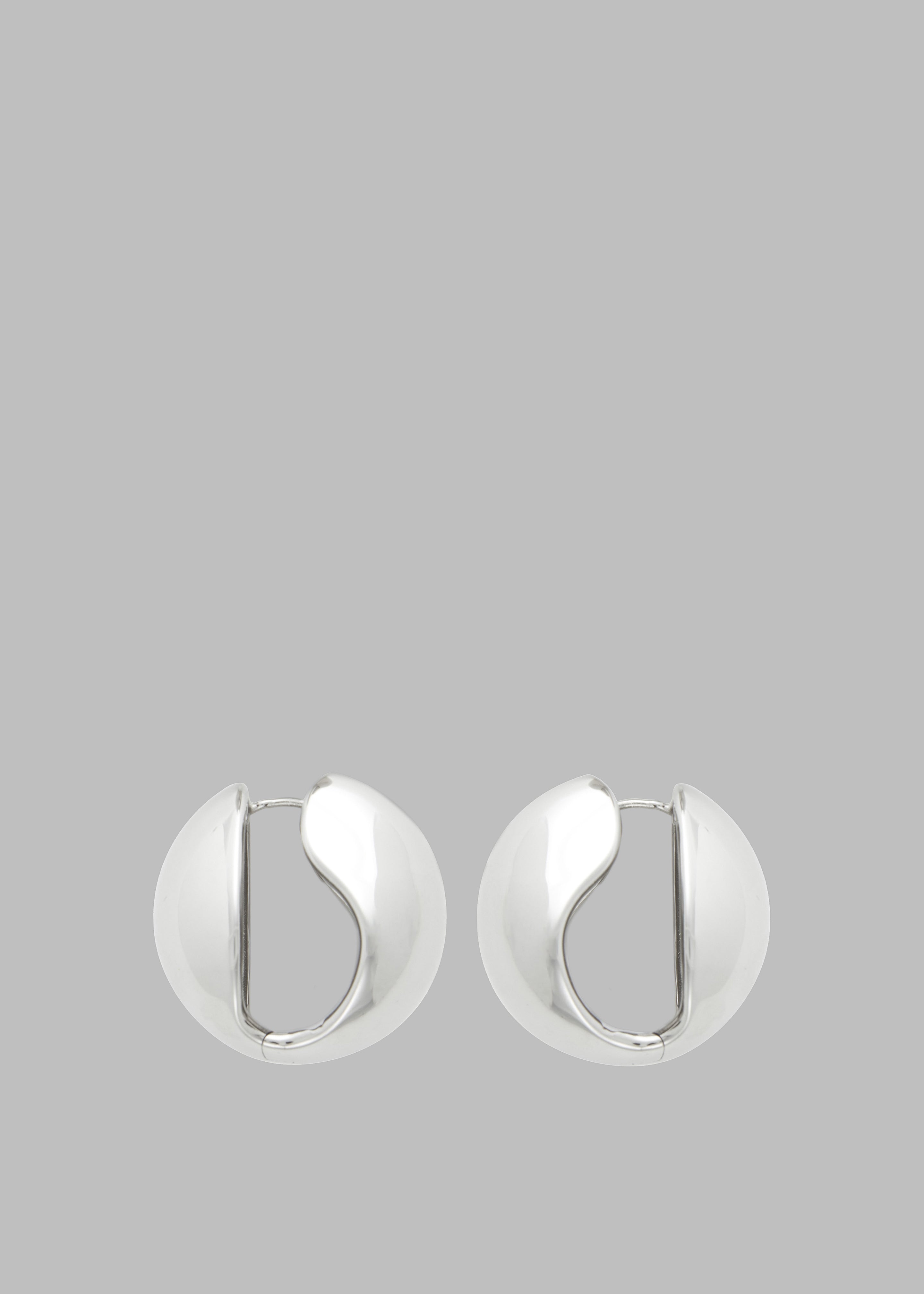 Coperni The Logo Earrings - Silver - 2
