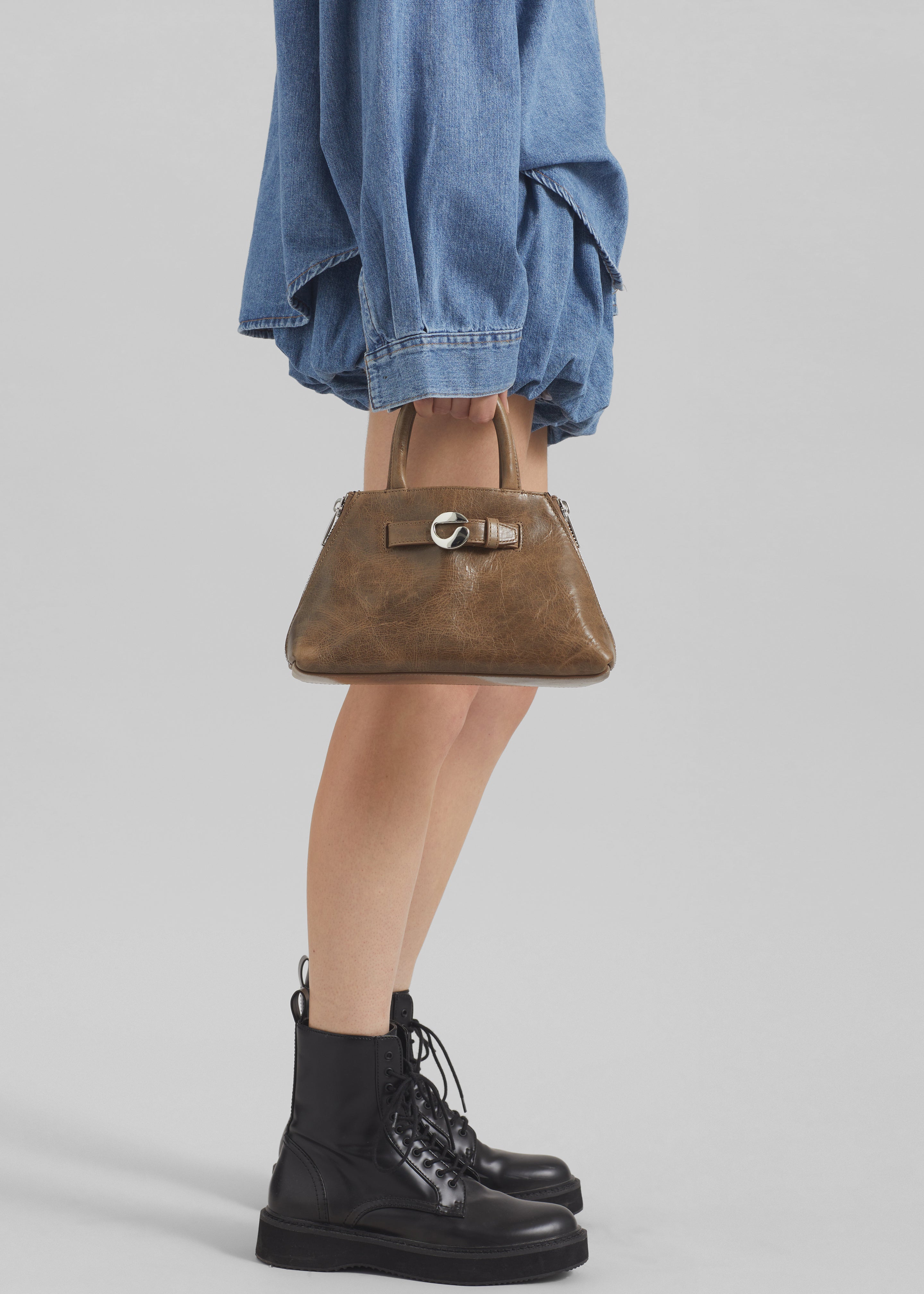 Coperni Mini Data Bag - Brown - 3