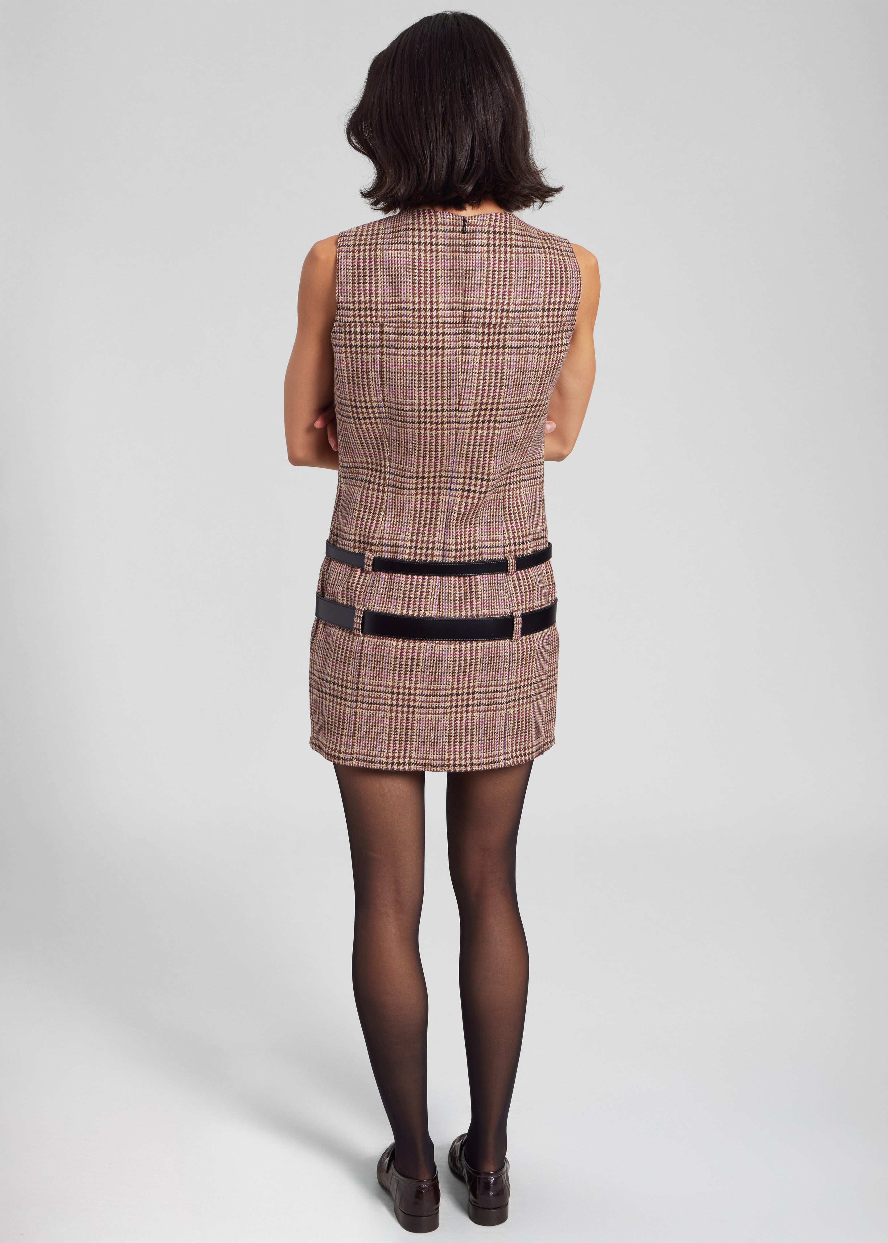 Coperni Multi Belt Dress - Brown - 6