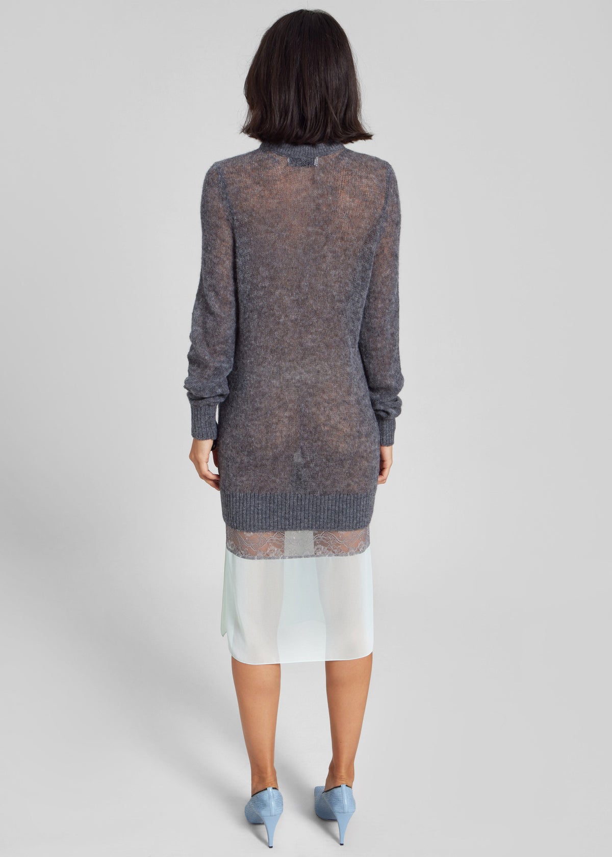 Coperni Multi Layer Pullover Dress - Grey - 5