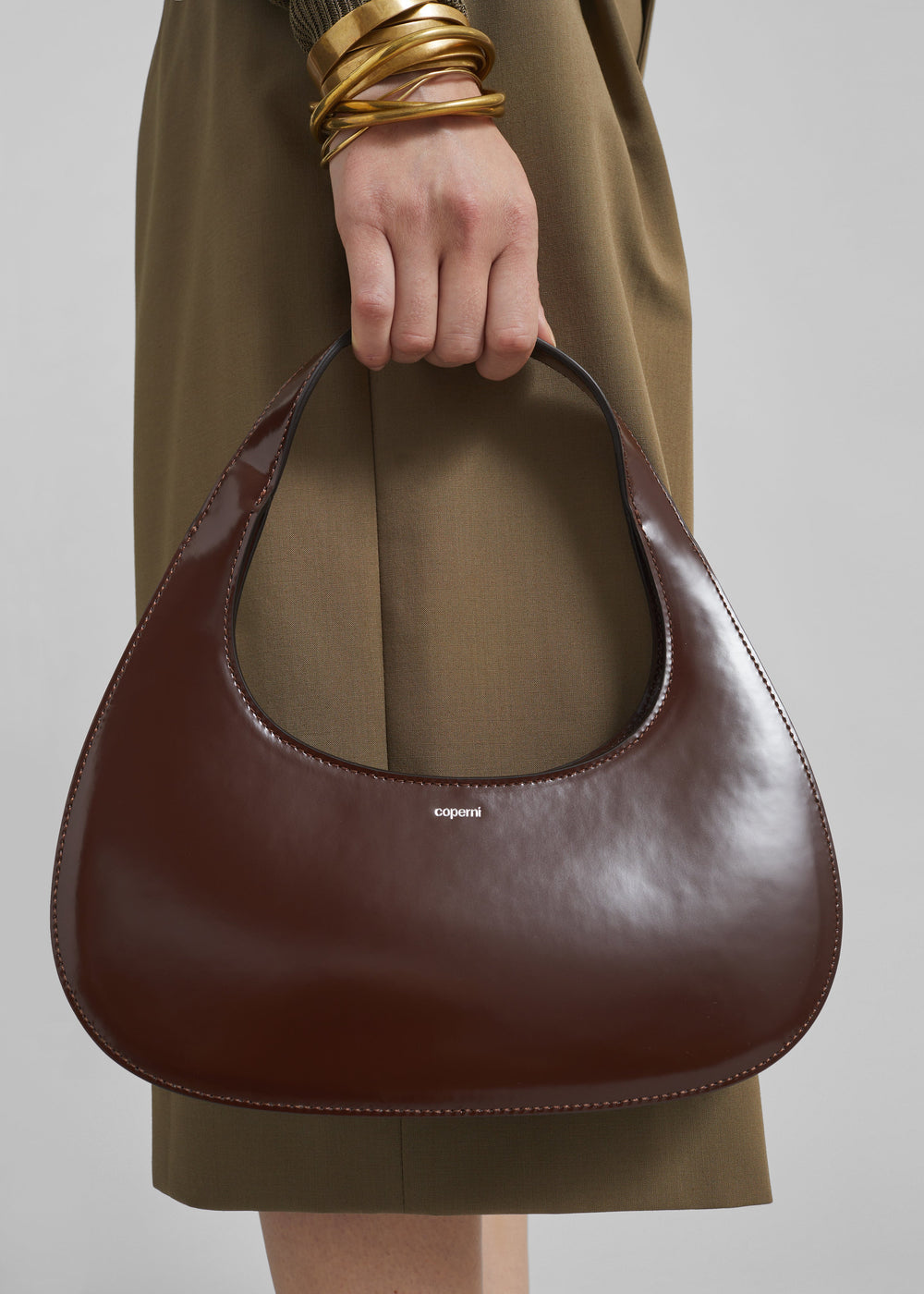 Coperni New Baguette Bag - Brown - 1