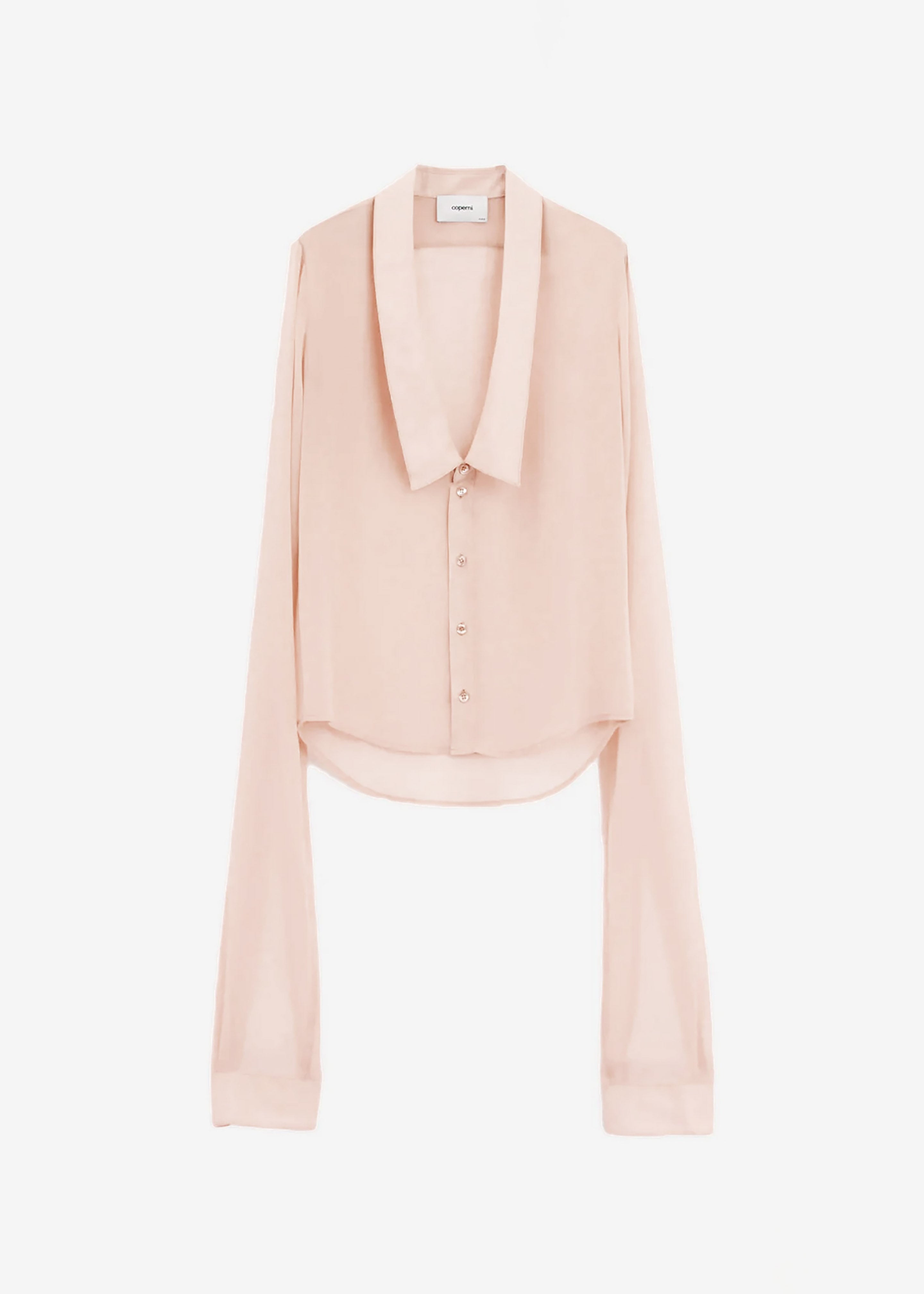 Coperni Open Collar Shirt - Peach - 8