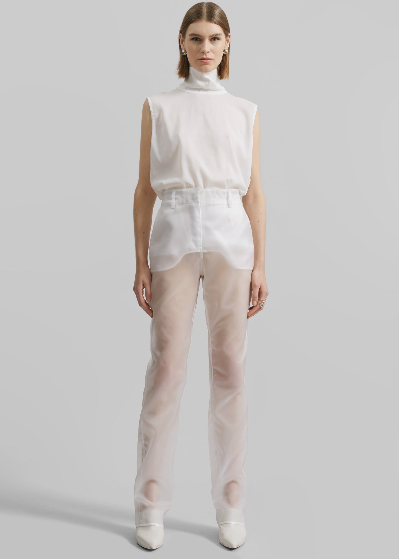 Coperni Organza Pants - Clear - 1